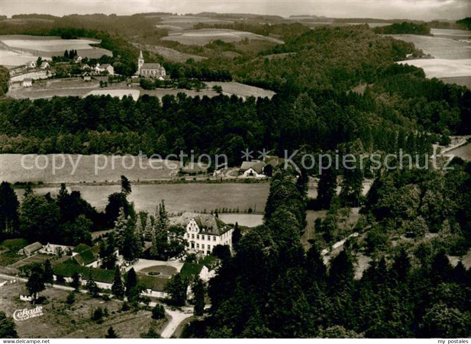 73706814 Lindlar Fliegeraufnahme Hotel Schloss Georghausen Lindlar - Lindlar