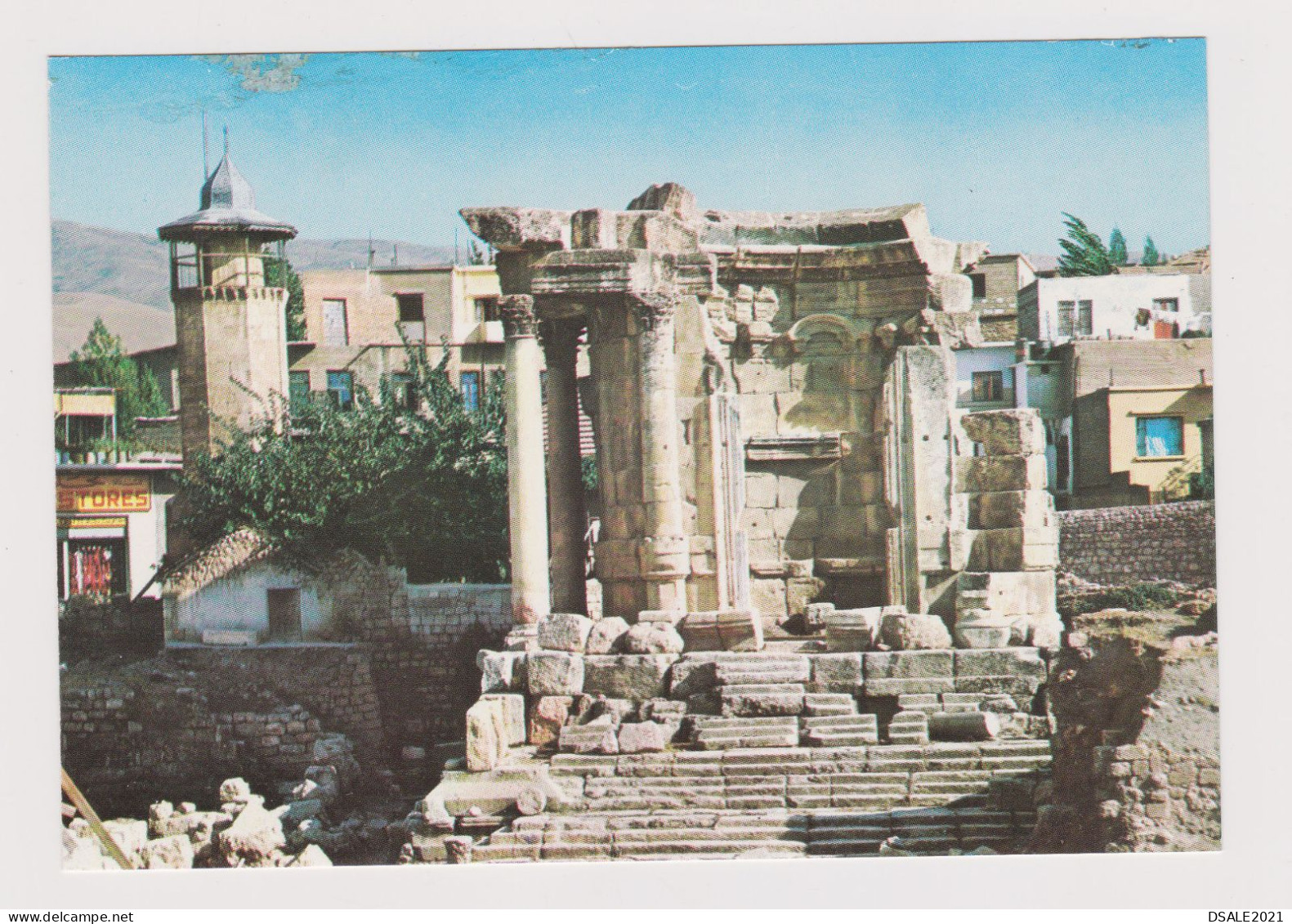 Lebanon Libanon Liban Baalbek-Heliopolis Venus Temple Ruins View, Vintage Photo Postcard RPPc AK (1200) - Libanon