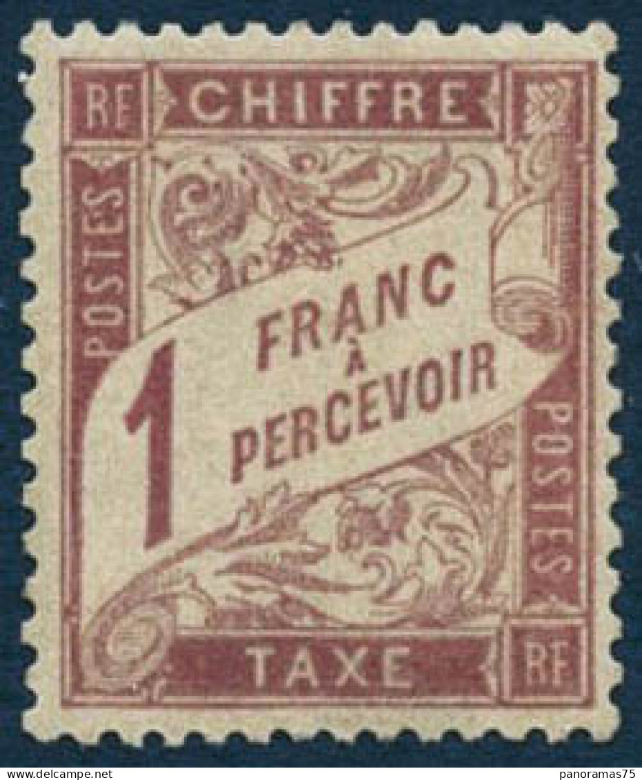 ** N°39 1F Rose S/paille Signé Calves Et JF Brun - TB - Other & Unclassified