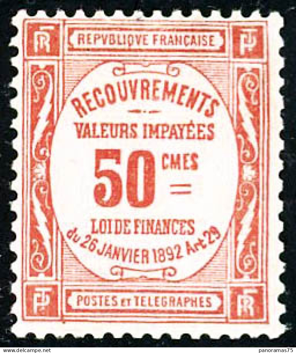 ** N°47 50c Rouge, Signé Calves - TB - Other & Unclassified