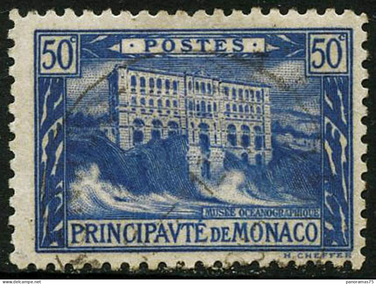 Obl. N°58b 50c Bleu-vert - TB - Other & Unclassified