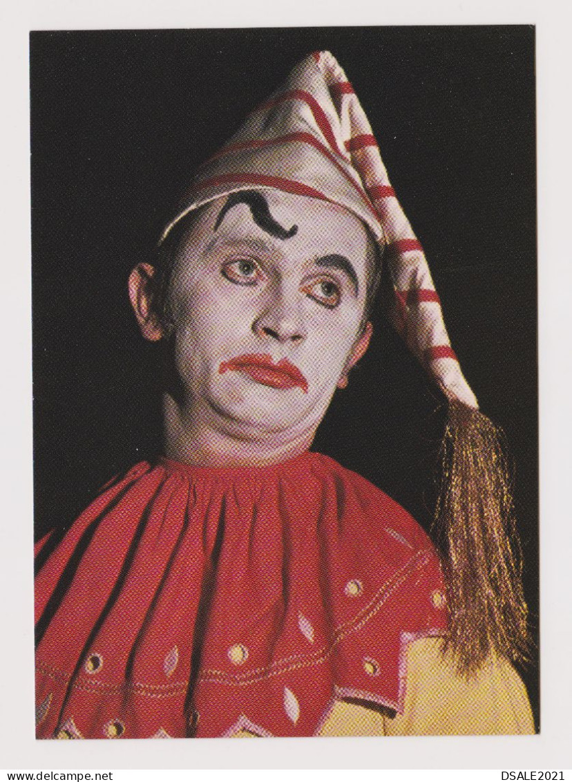 Poland Polish Circus Comedian Clown, Vintage Photo Postcard RPPc AK (1207) - Circo