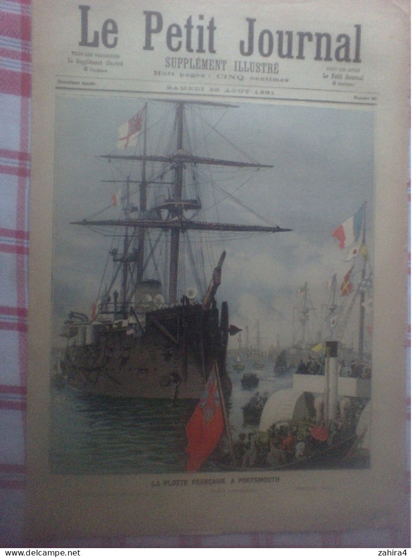 Le Petit Journal N°40 Flotte RF à Portspouth Marengo Lance Requin Surcouf Marceau Partition Chant Impérial Russe Lwoff - Zeitschriften - Vor 1900