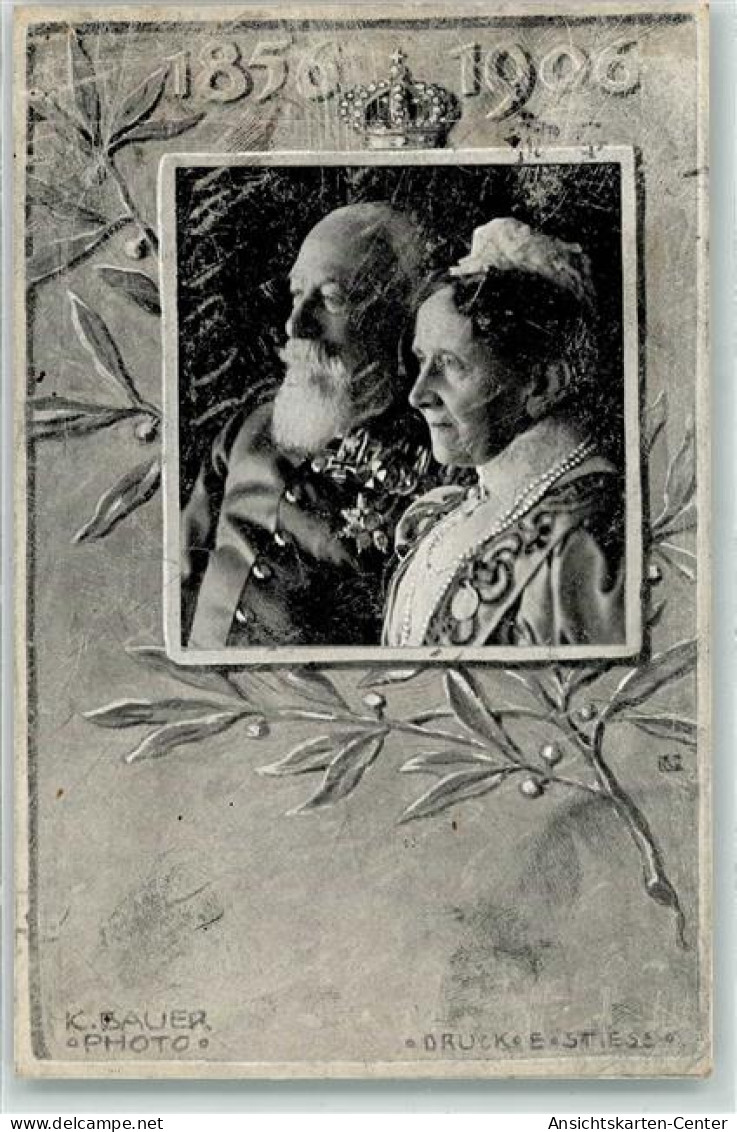 39195406 - 1856-1906 Friedrich Und Luise Von Baden Goldene Hochzeit - Familles Royales