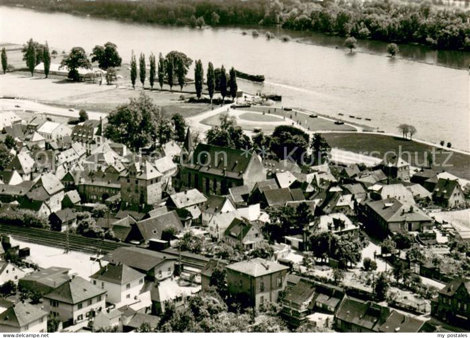 73706696 Hattenheim Rheingau Fliegeraufnahme Hattenheim Rheingau - Eltville