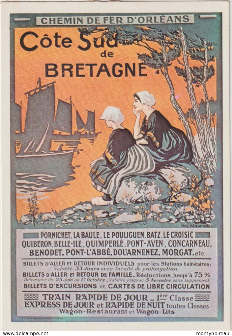 Chemin De  Fer:  Sud  Bretagne , Pornichet , La  Baule,le Pouliguen,batz,benodet,douarnenez,morgat....... - Andere & Zonder Classificatie