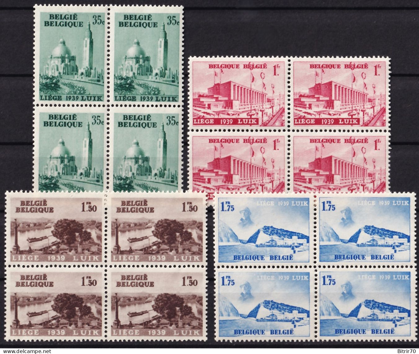 Belgica, 1938 Y&T. 481 / 483, MNH. - Nuevos