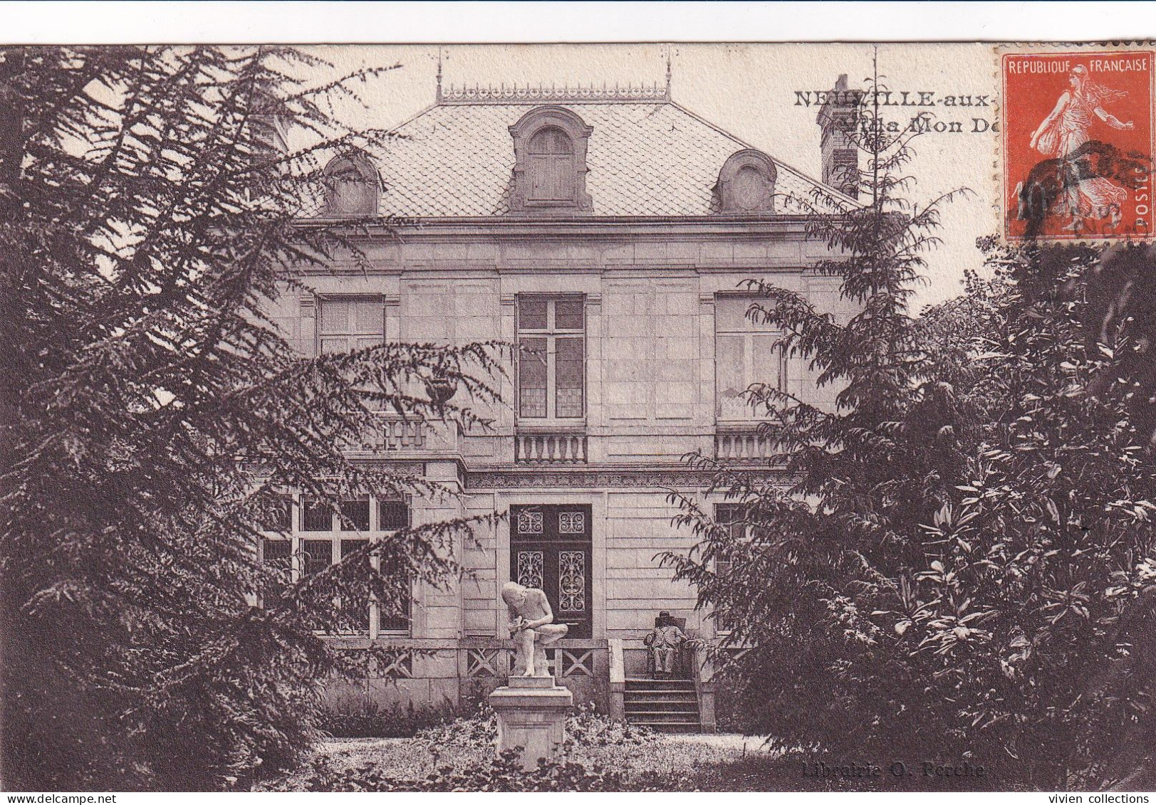 Neuville Aux Bois (45 Loiret) La Villa Mon Désir - édit. Librairie Perche Et LL Circulée 1913 - Sonstige & Ohne Zuordnung