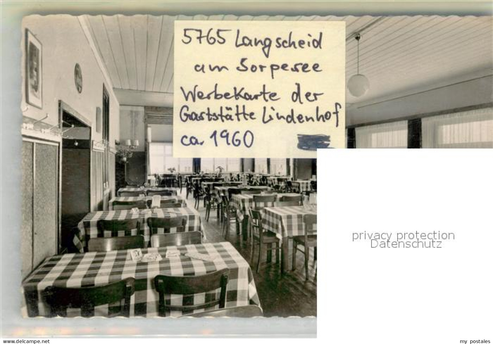 73706657 Langscheid Sorpesee Gaststaette Lindenhof Langscheid Sorpesee - Sundern