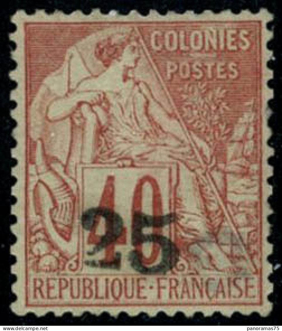 ** N°3 25 Sur 40c Rouge-orange, Pièce De Luxe Certif JF Brun, Très RARE - TB - Andere & Zonder Classificatie