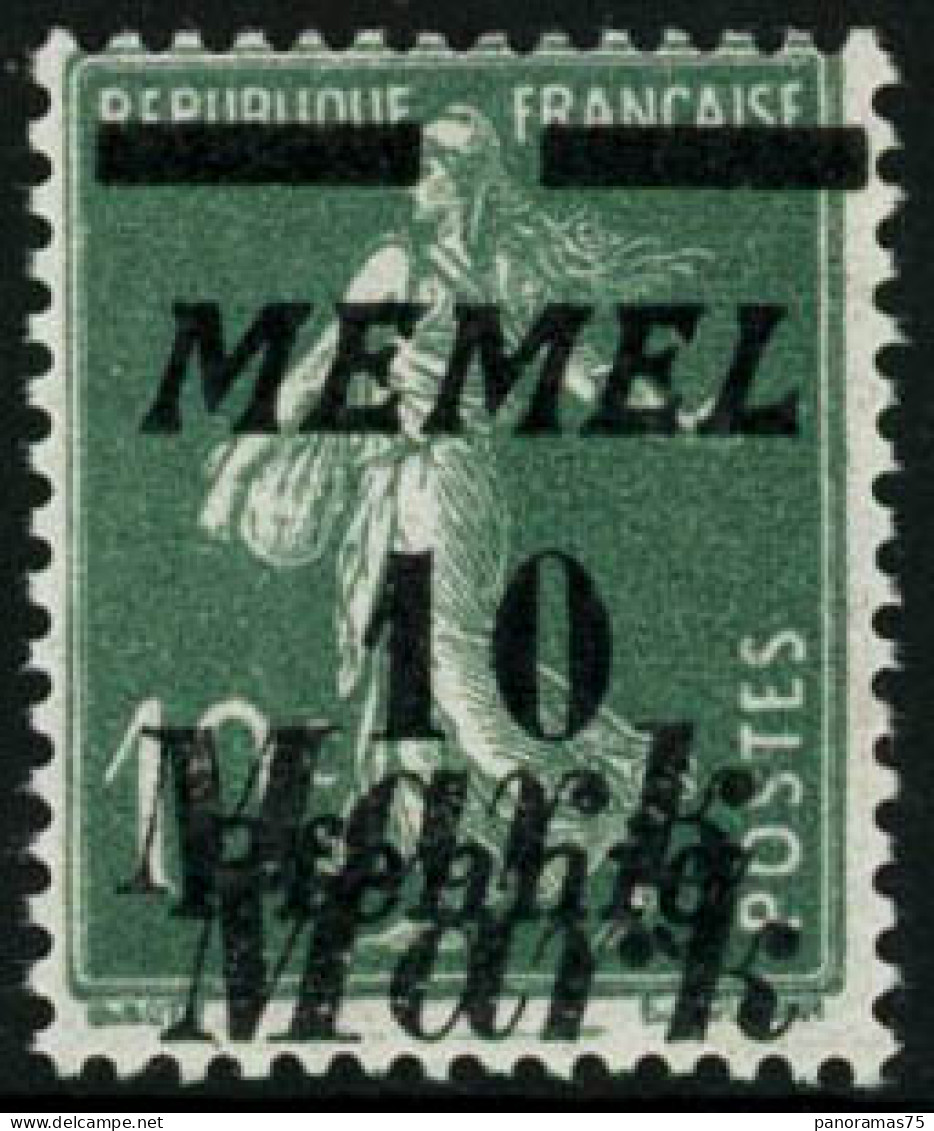 * N°79a 10m Sur 10p Sur 10c Vert, Double Surcharge "Mark" RARE - TB - Sonstige & Ohne Zuordnung