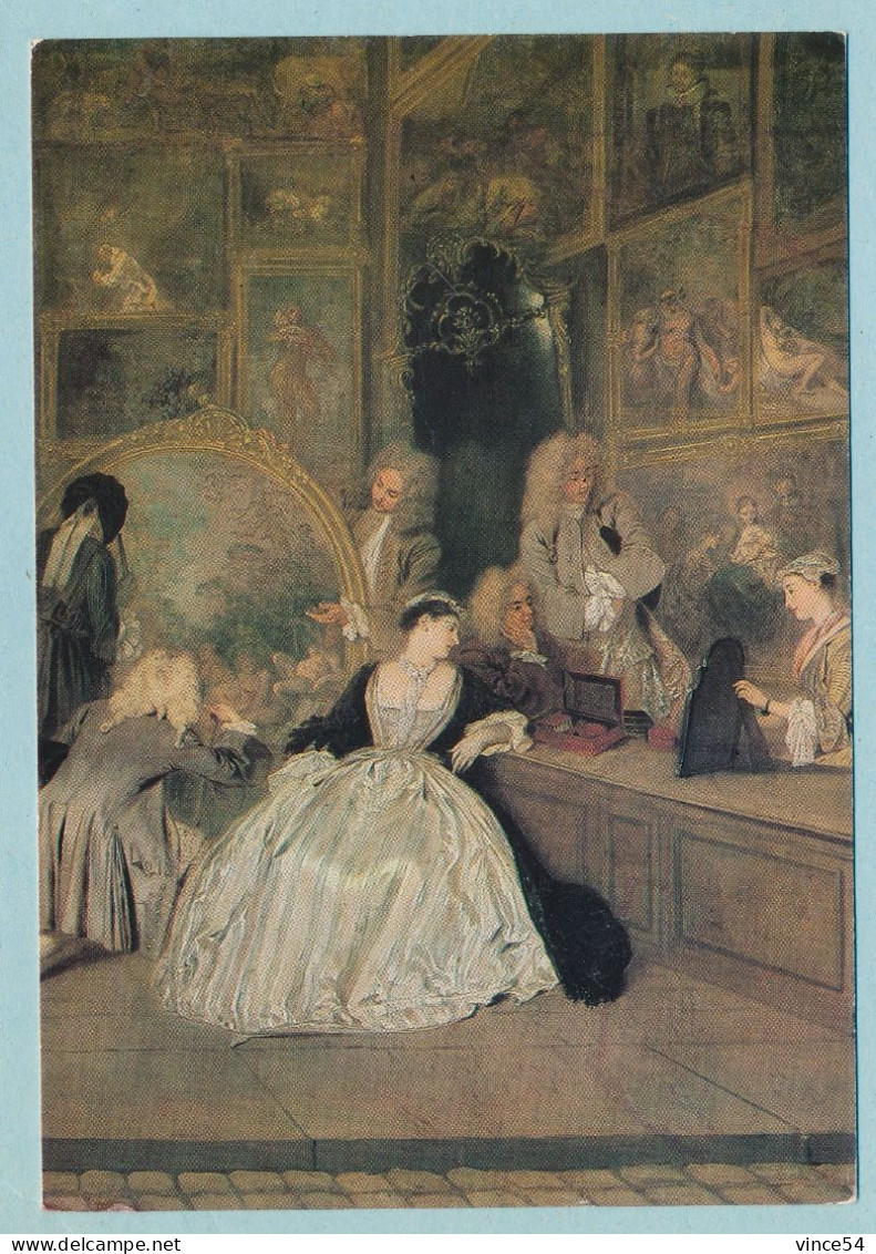 ANTOINE WATTEAU - L'Enseigne De Gersaint (détail) - 1720 - Peintures & Tableaux