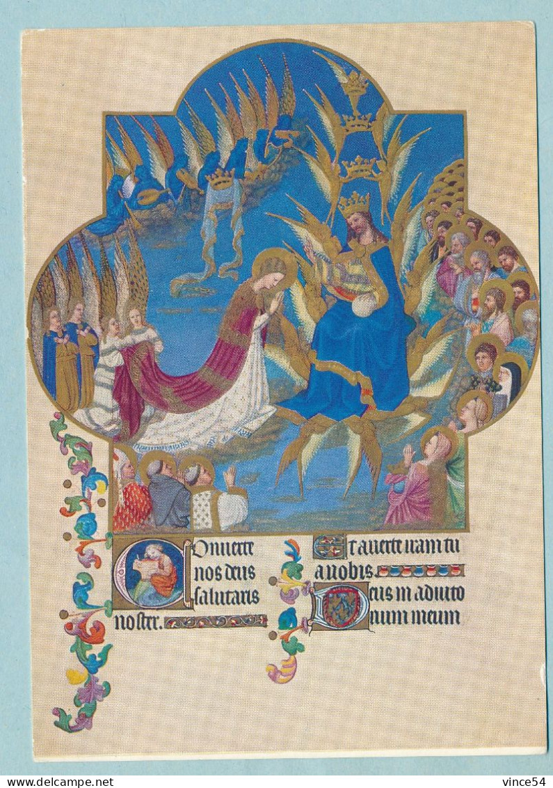 Les Très Riches Heures Du Duc De Berry - Le Couronnement De La Vierge - Malerei & Gemälde