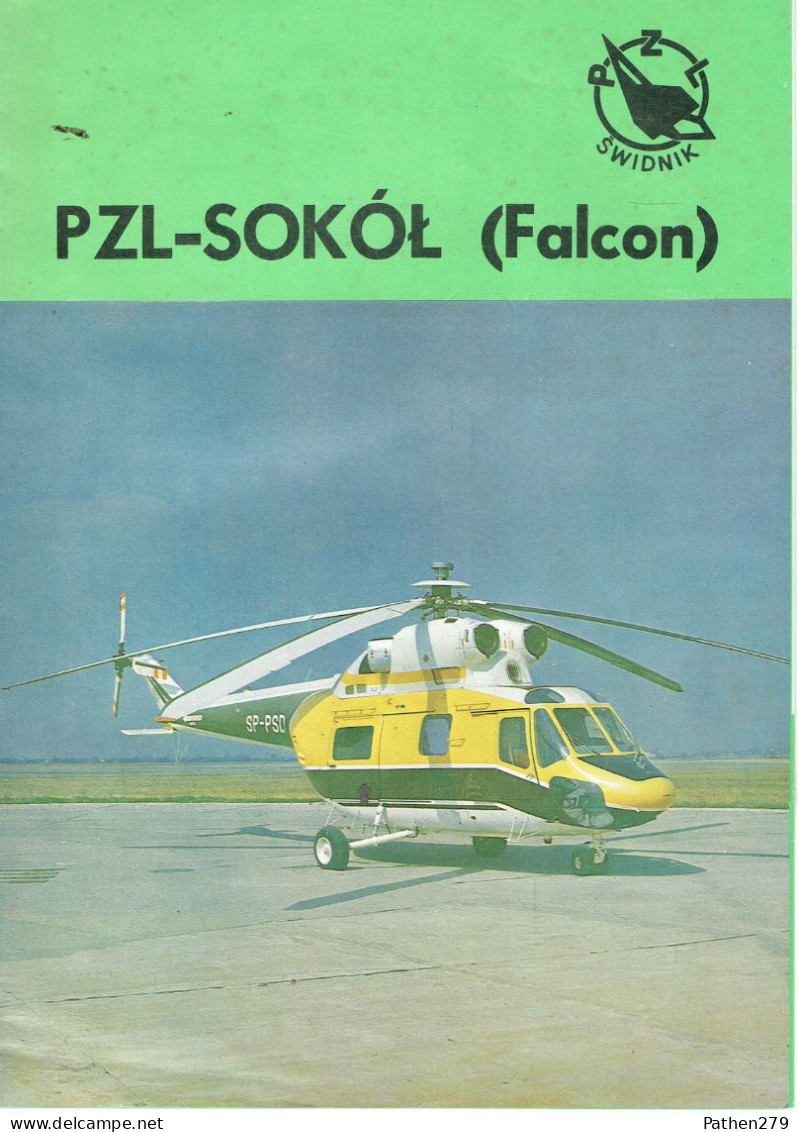 Brochure Publicitaire Aéronautique Polonaise Pour L'hélicoptère PZL-SOKOL (Falcon) - Sonstige & Ohne Zuordnung