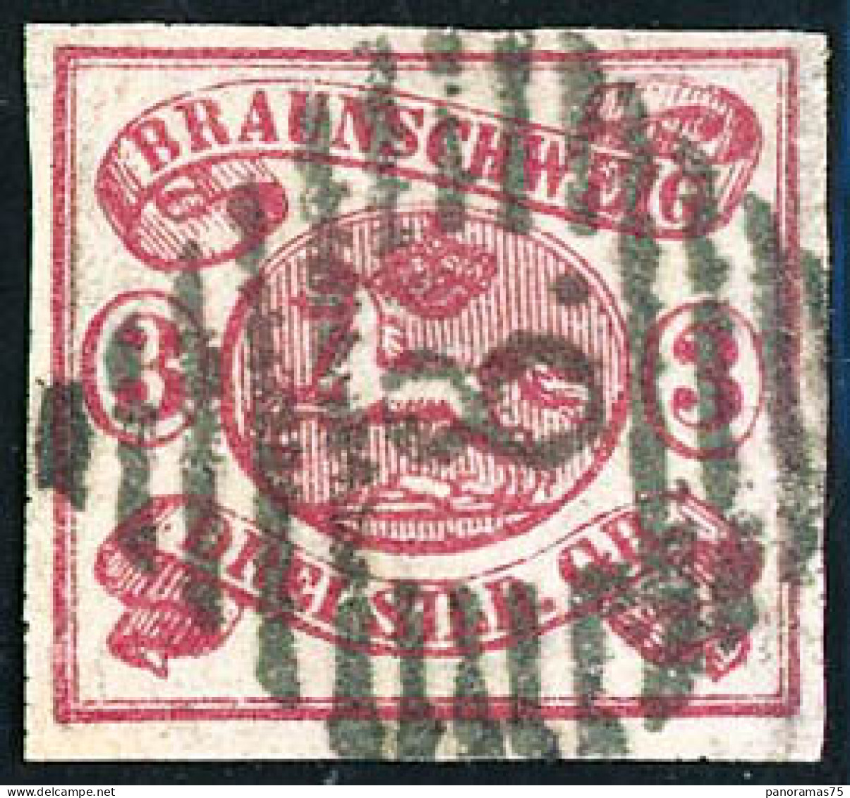 Obl. N°10 3s Rose - TB - Braunschweig