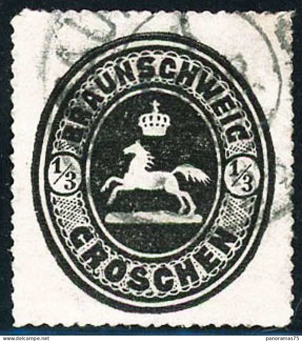 Obl. N°12 1/3g Noir - TB - Braunschweig