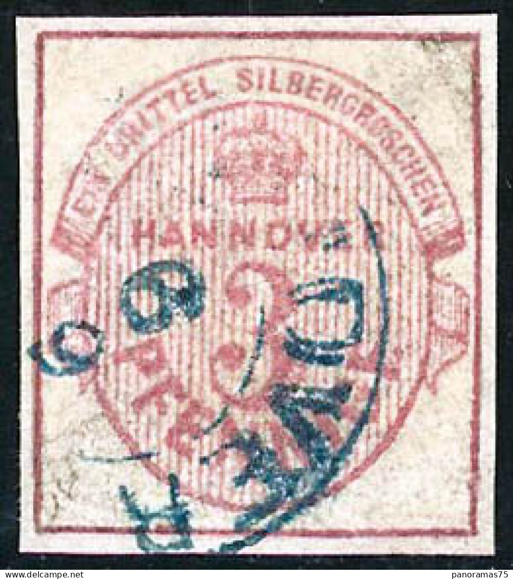 Obl. N°8 3p Rose - TB - Hannover