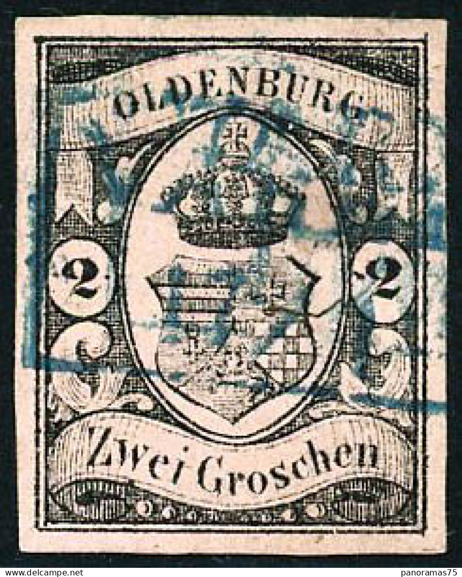 Obl. N°7 2g Rose - TB - Oldenbourg