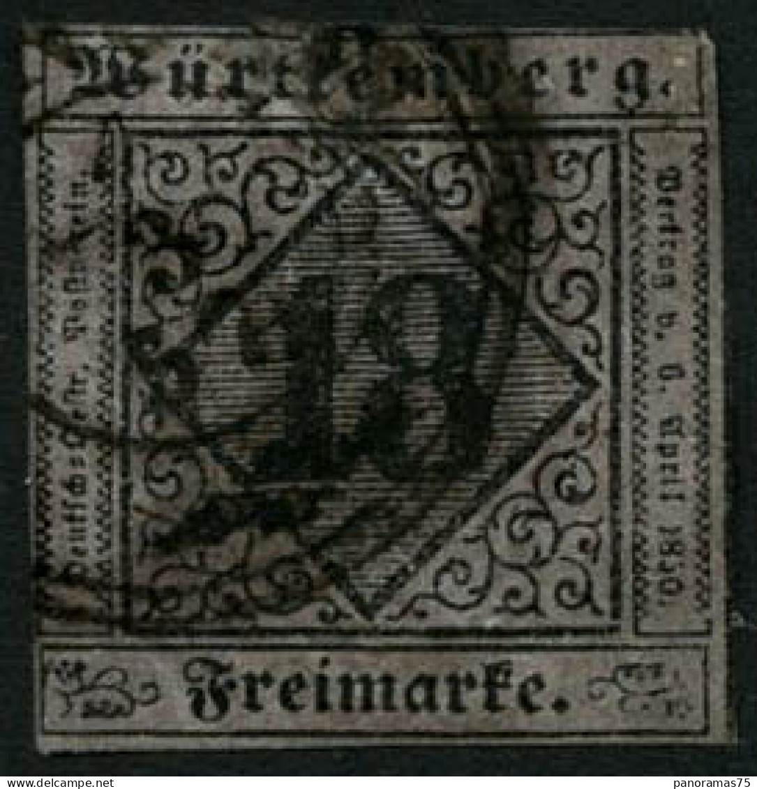 Obl. N°5 18K Violet-gris, Défectueux - B - Sonstige & Ohne Zuordnung