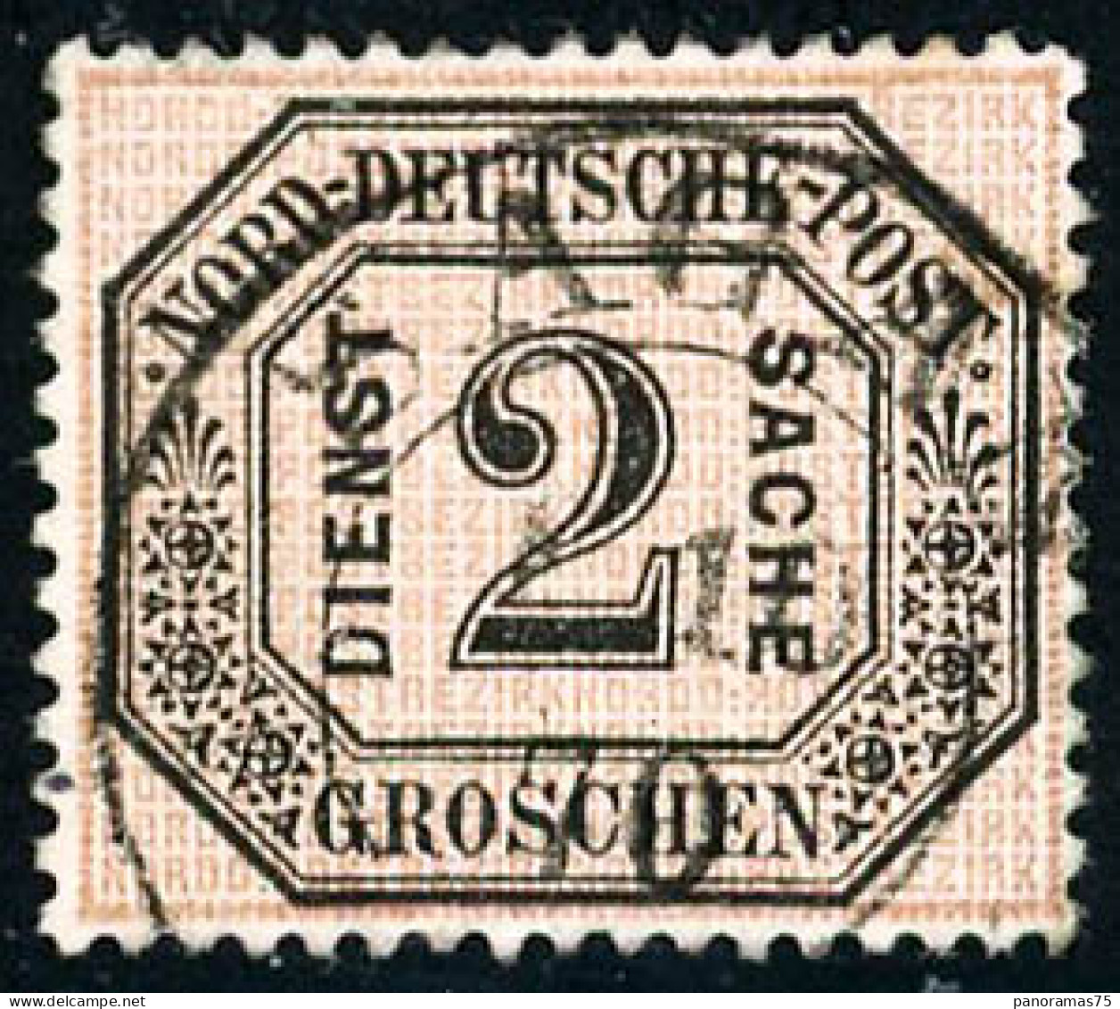 Obl. N°7 2K Noir Et Gris - TB - Sonstige & Ohne Zuordnung