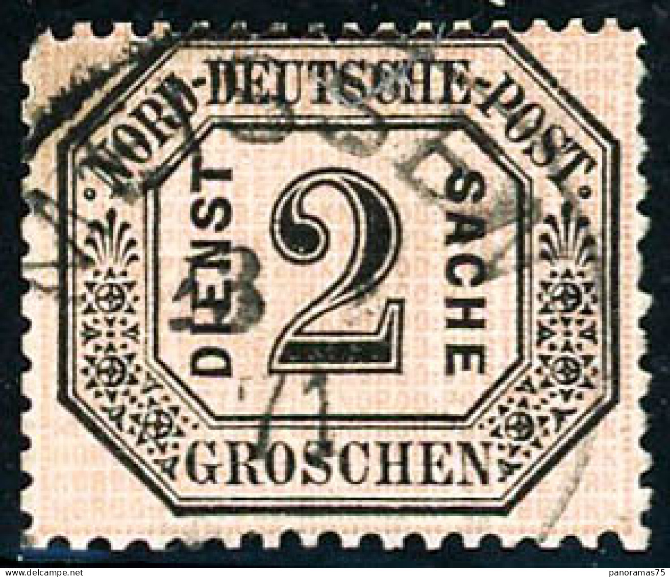 Obl. N°7 2K Noir Et Gris - TB - Sonstige & Ohne Zuordnung