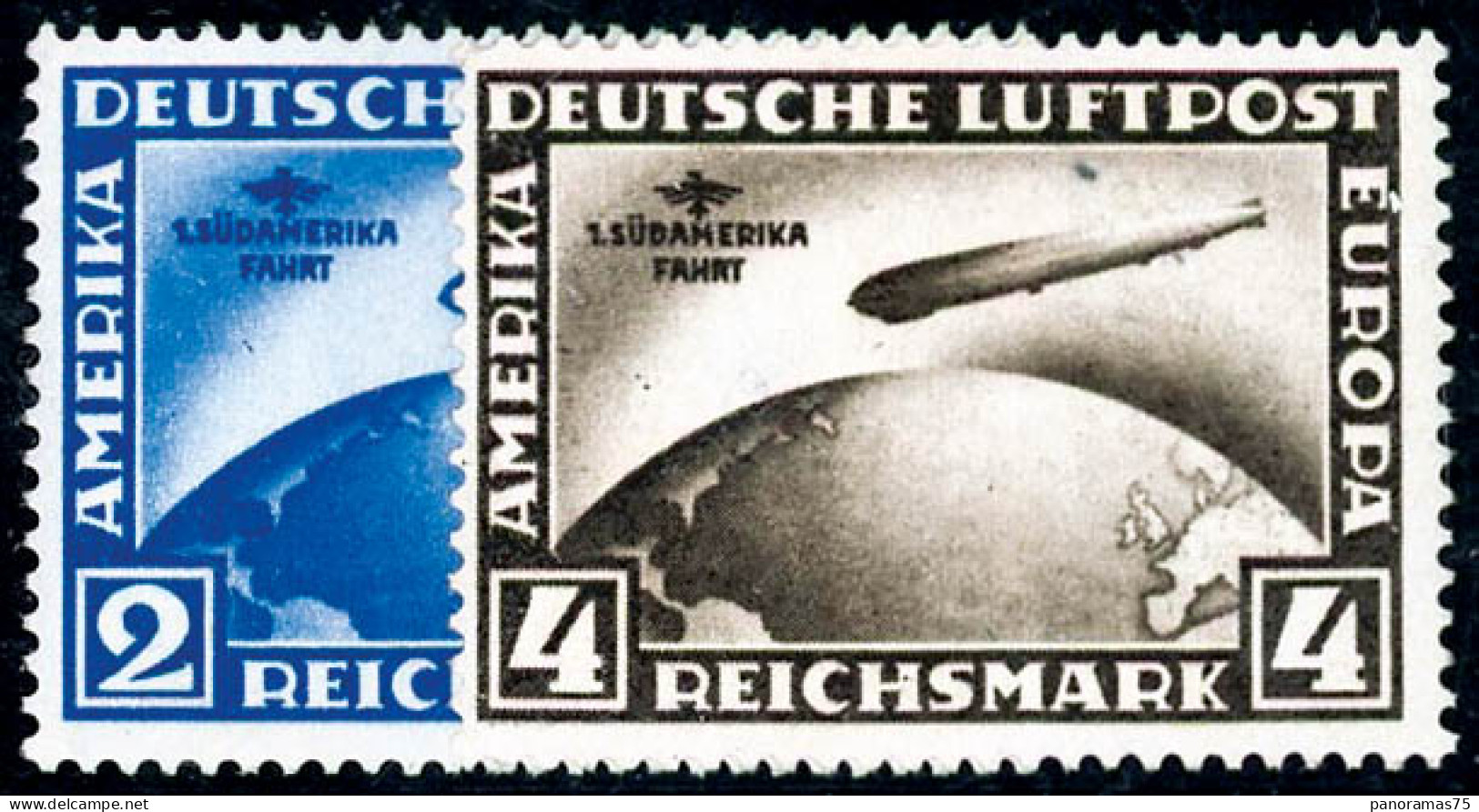 ** N°38/9 Les 2 Val - TB - Luchtpost & Zeppelin