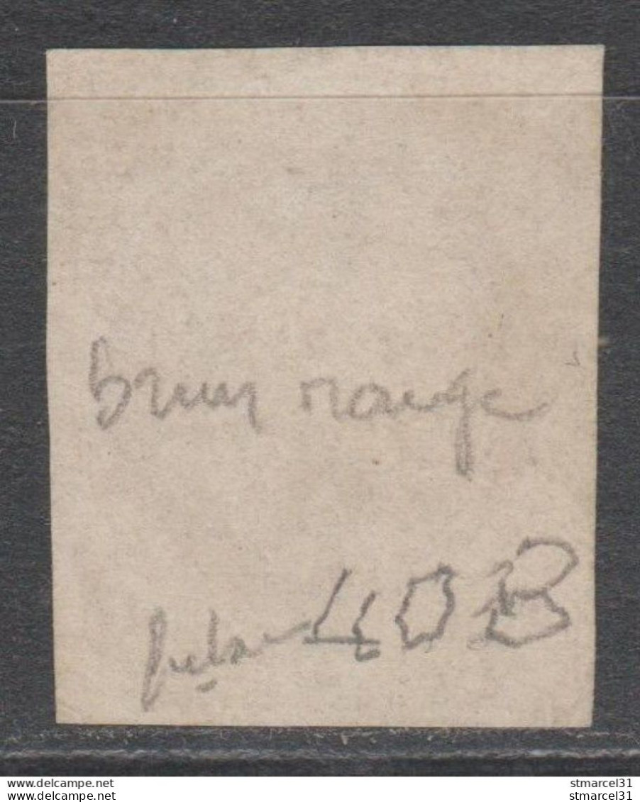 TBE/LUXE N°40B BRUN ROUGE Cote 330€ - 1870 Ausgabe Bordeaux