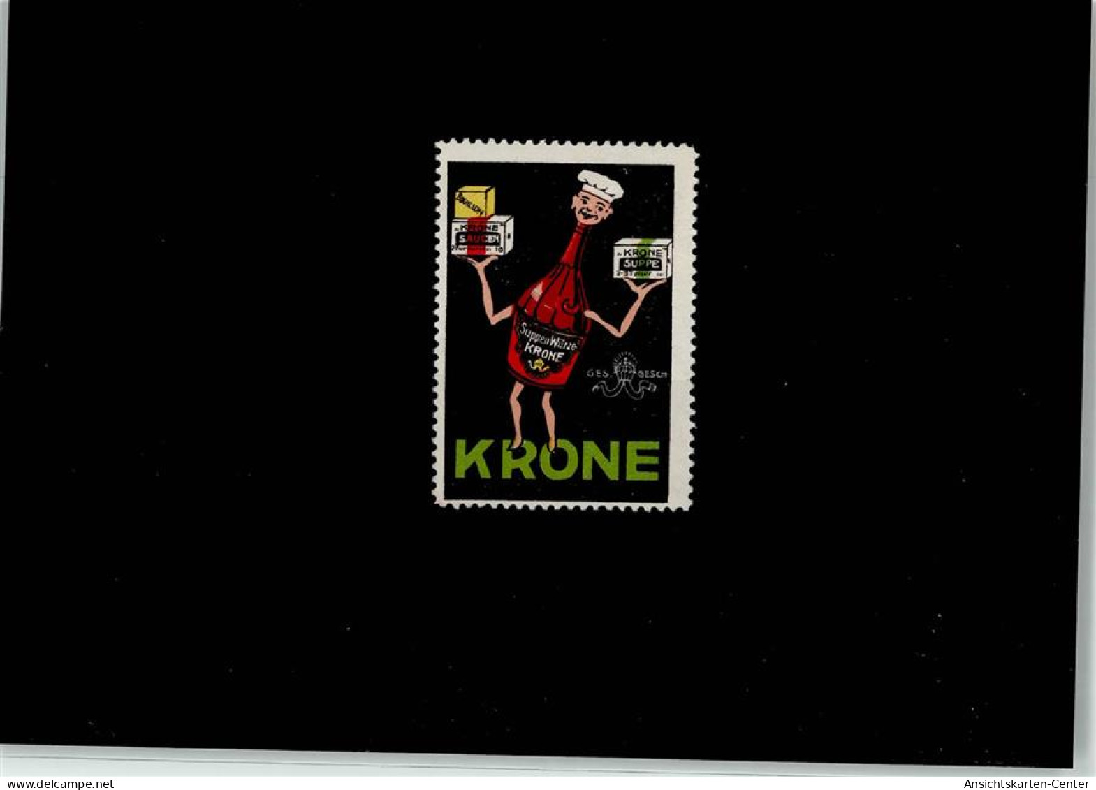 52003506 - Krone Suppen Wuerze Werbung - Reclame