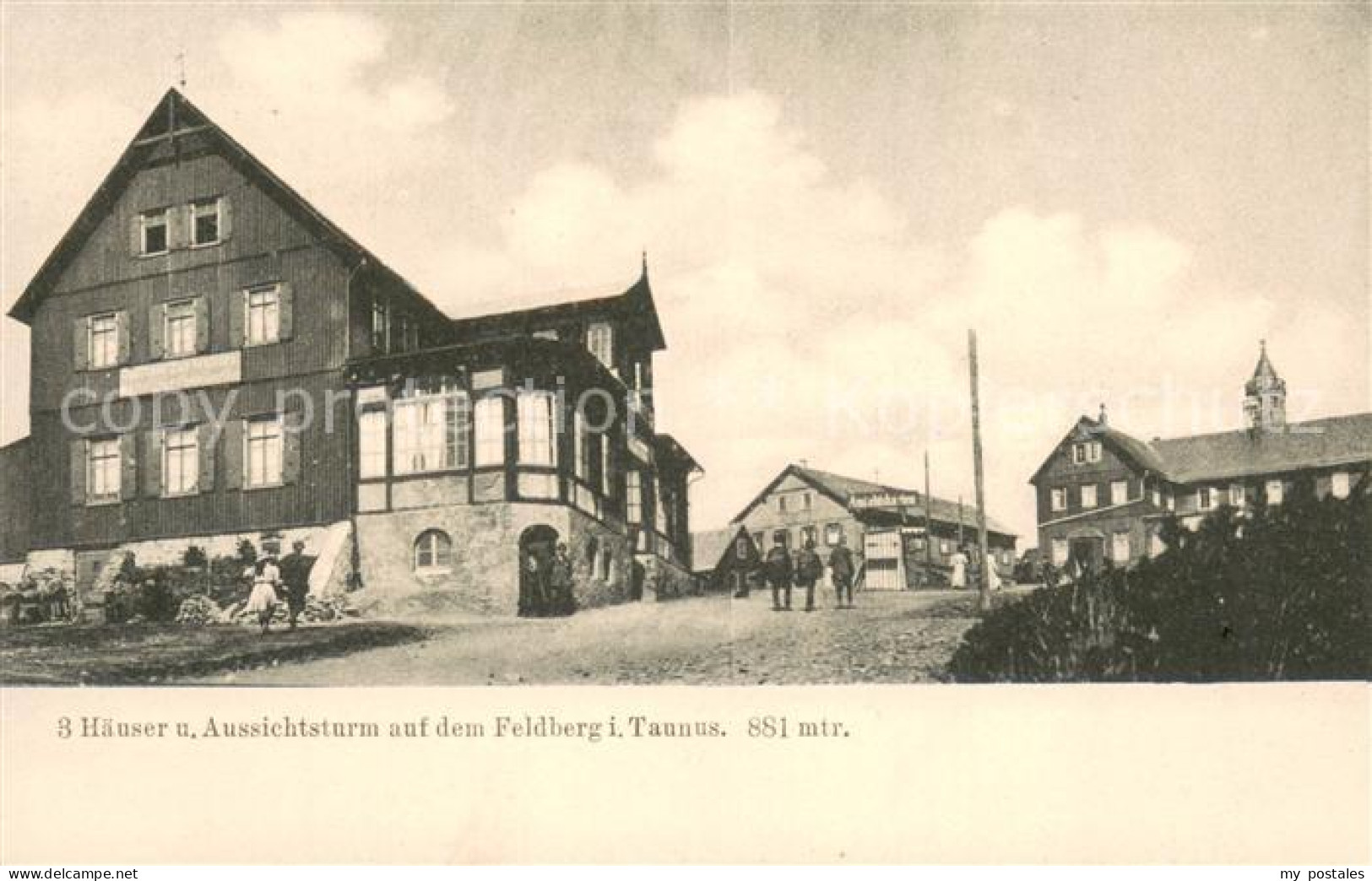 73706500 Feldberg Taunus Haeuser Und Aussichtsturm Auf Dem Feldberg Feldberg Tau - Altri & Non Classificati