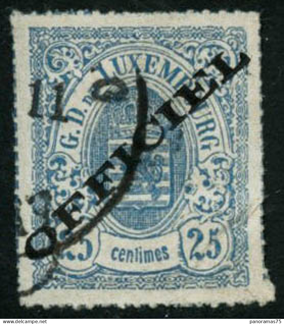 Obl. N°6 25c Bleu - TB - Andere & Zonder Classificatie