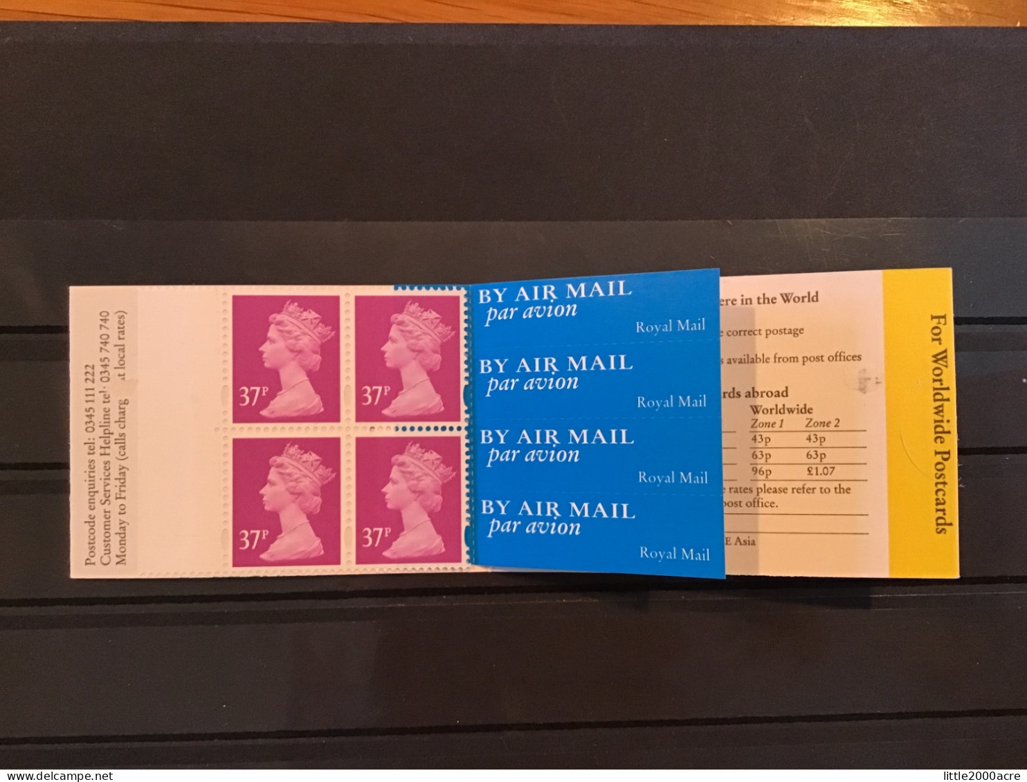GB 1997 4 37p Stamps Barcode Booklet £1.48 MNH SG GL3a - Markenheftchen