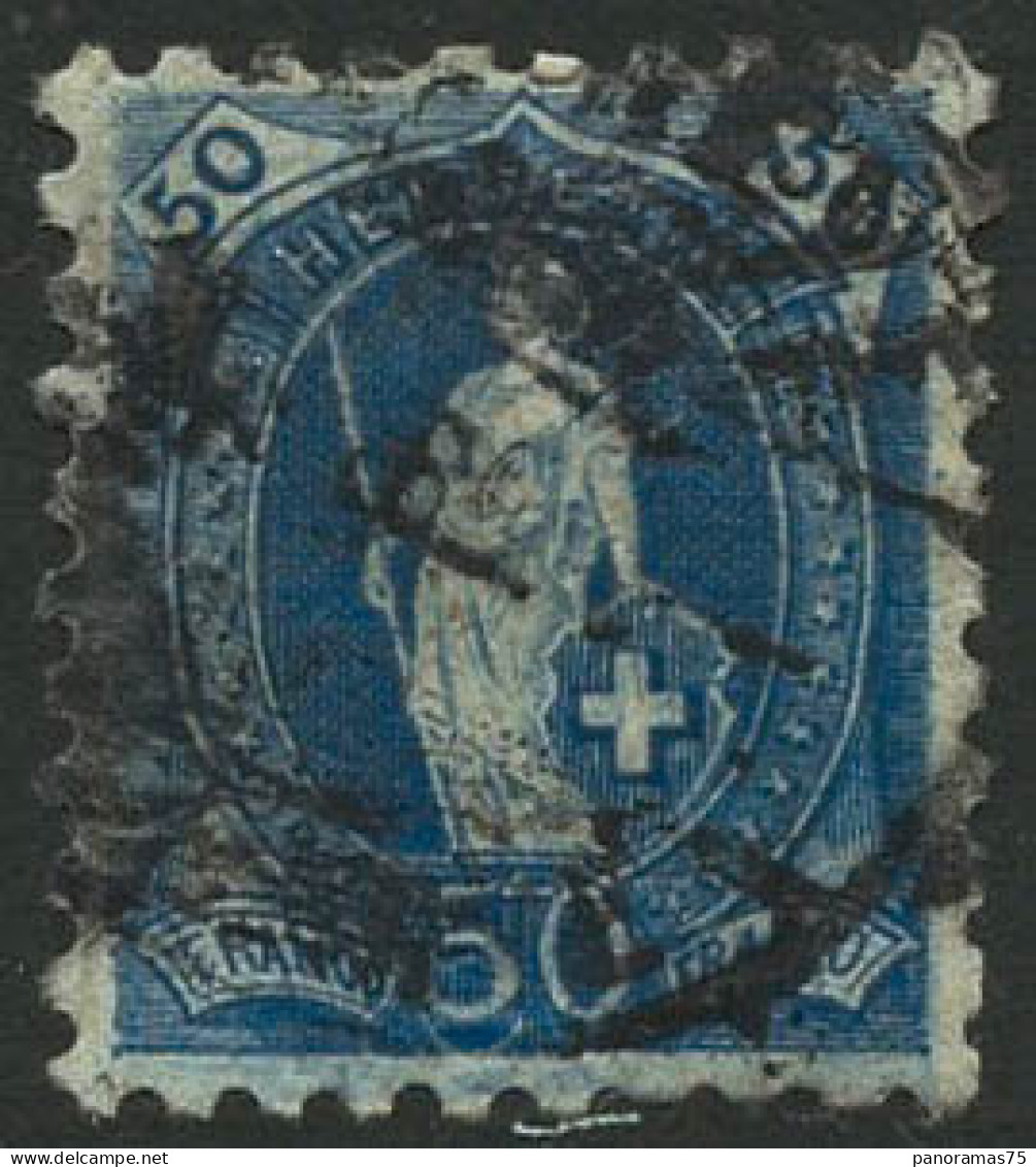 Obl. N°84 50c Bleu - TB - Sonstige & Ohne Zuordnung