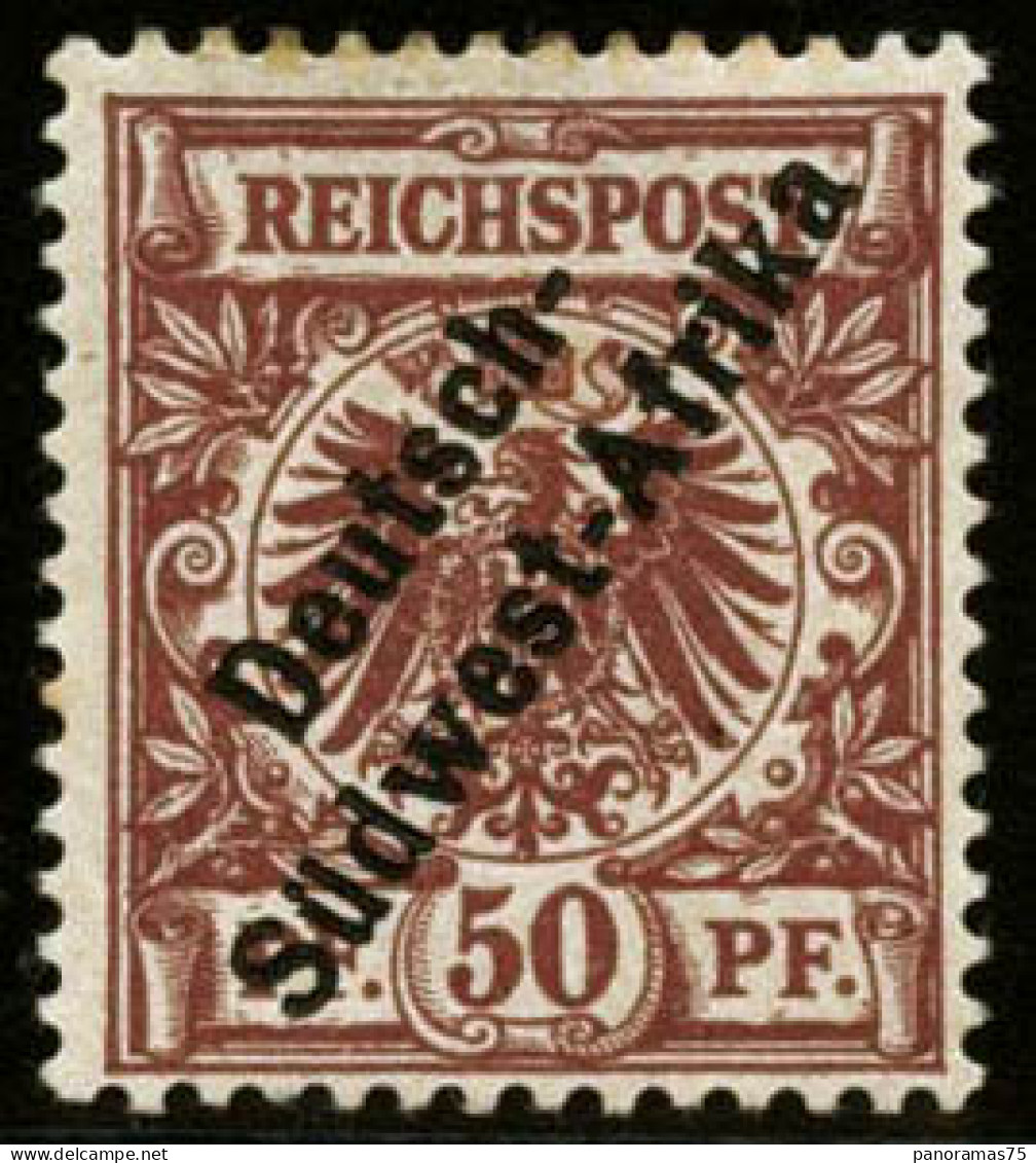 * N°6 50pf Rouge - TB - Sud-Ouest Africain Allemand