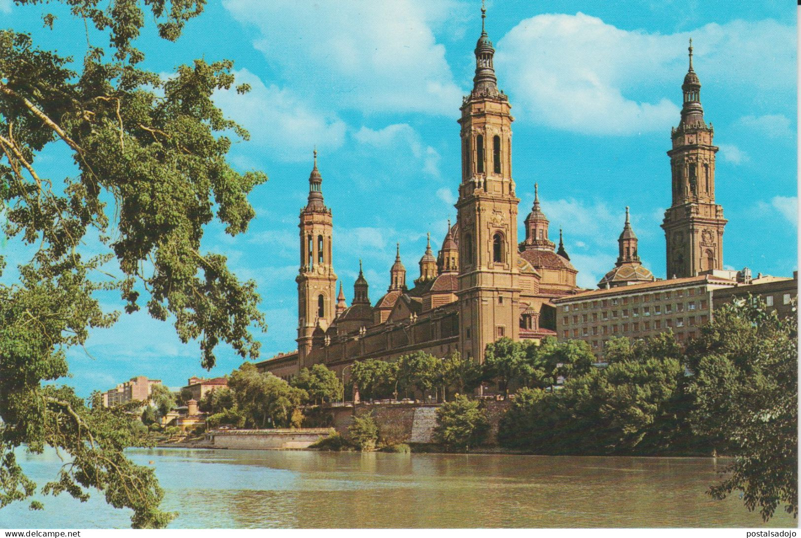 (D185) ZARAGOZA. TEMPLO DEL PILAR. RIO EBRO ... UNUSED - Zaragoza