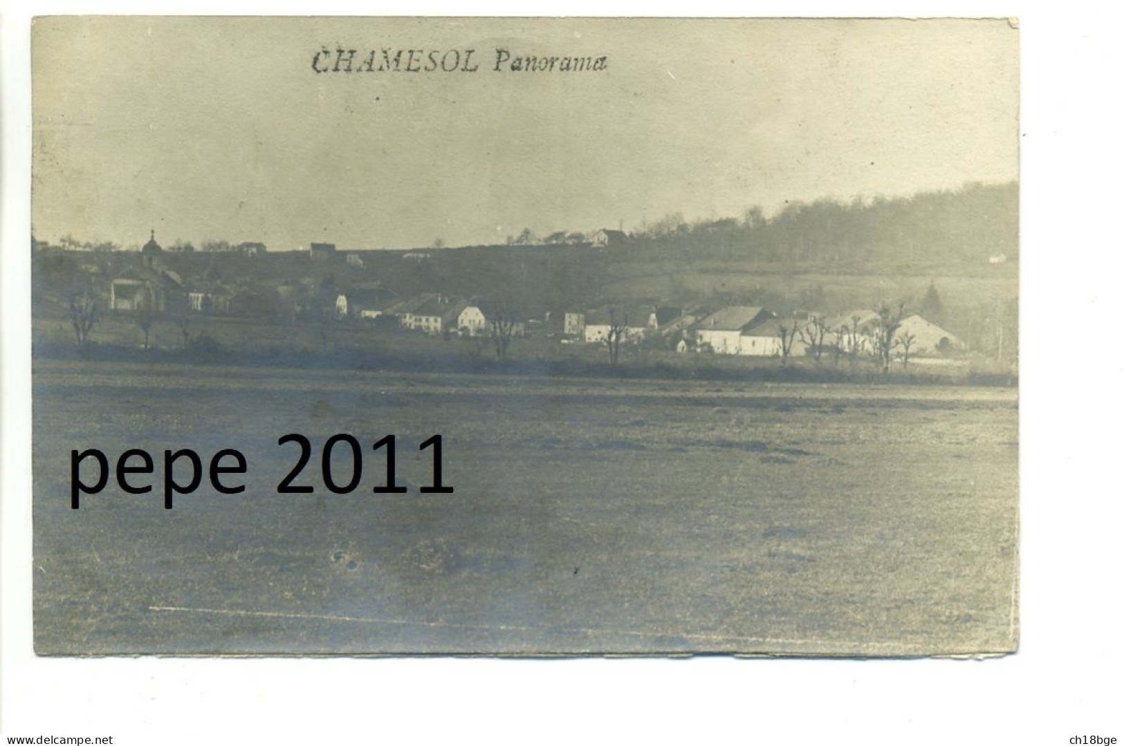 Carte Photo 25 Doubs - CHAMESOL - Panorama Vue Générale - Peu Commune - Montbéliard