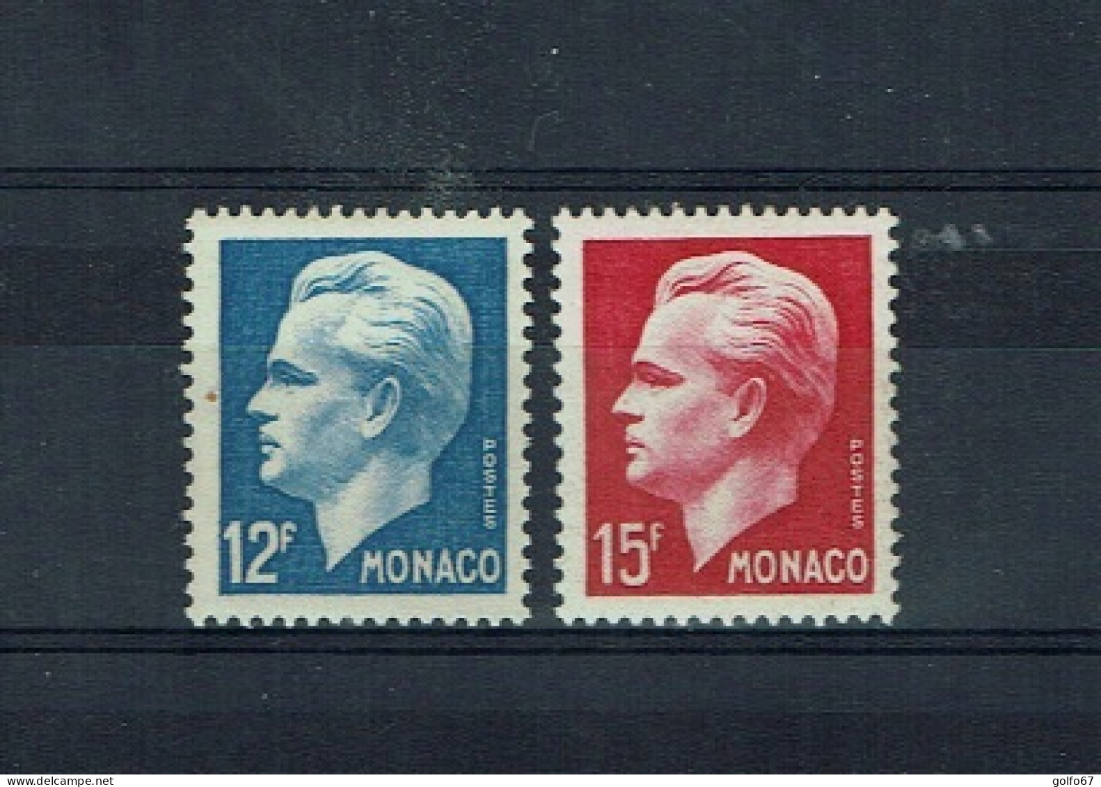 MONACO 1950-51 Y&T N° 347 - 348 NEUF** Prince Rainier III (77594) - Ungebraucht