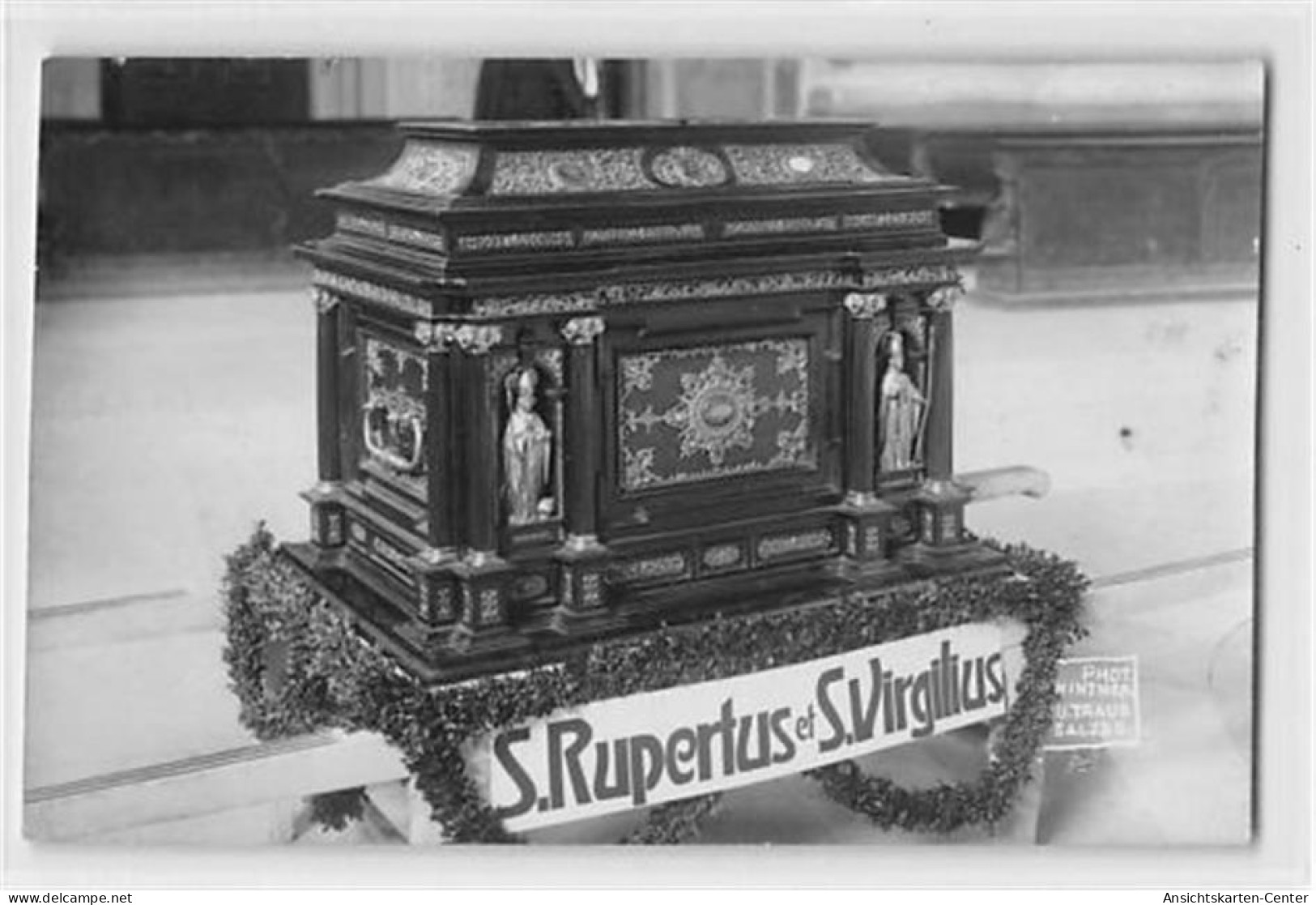 39108806 - Fotokarte Salzburg. Reliquien-Schreine Im Dom Zum 300 Jaehr. Domjubilaeum Am 24.9.1928. S. Rupertus Et S. Vi - Other & Unclassified