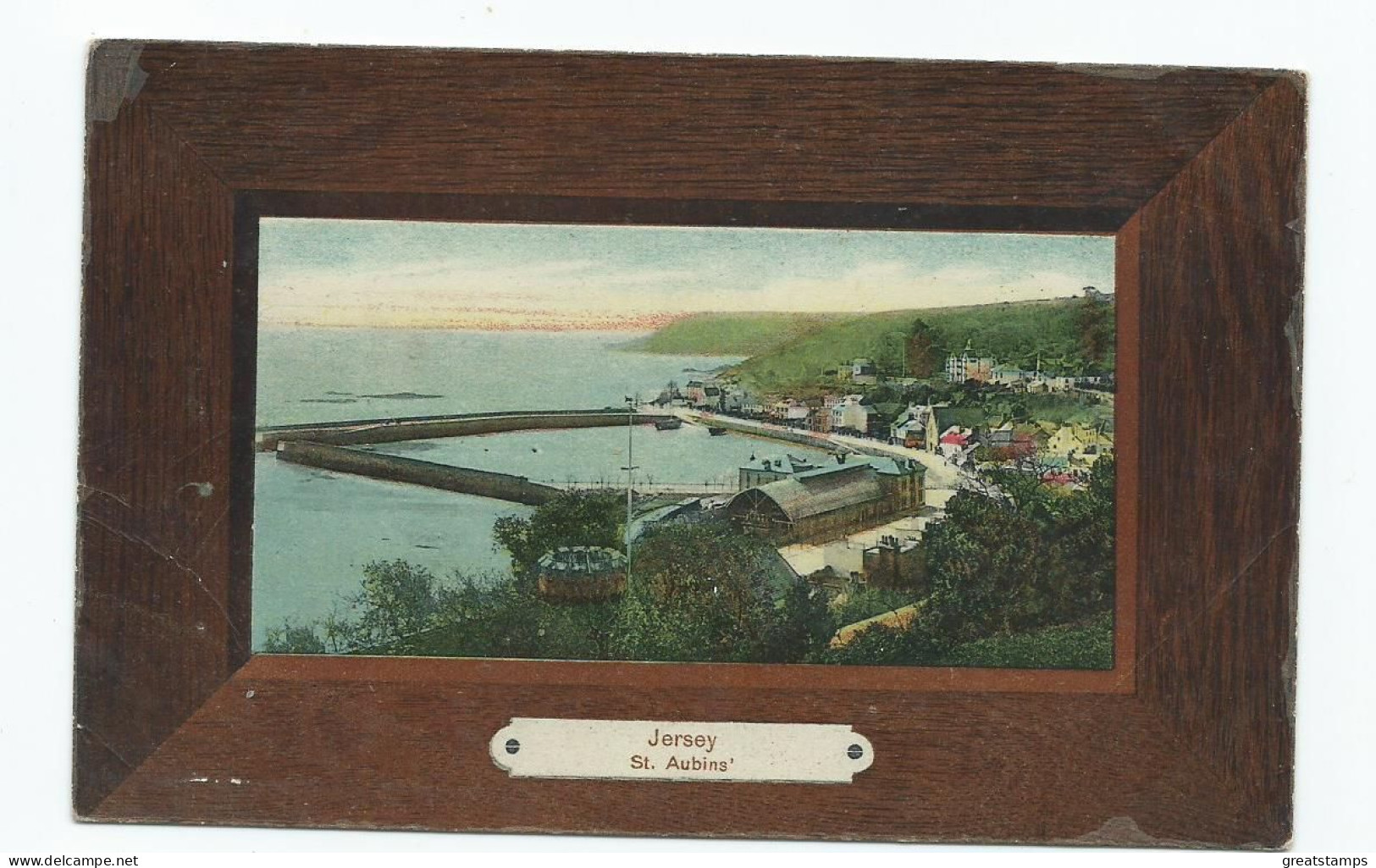 Jersey    Postcard   . St.aubins Posted 1915 Downey Head - Sonstige & Ohne Zuordnung
