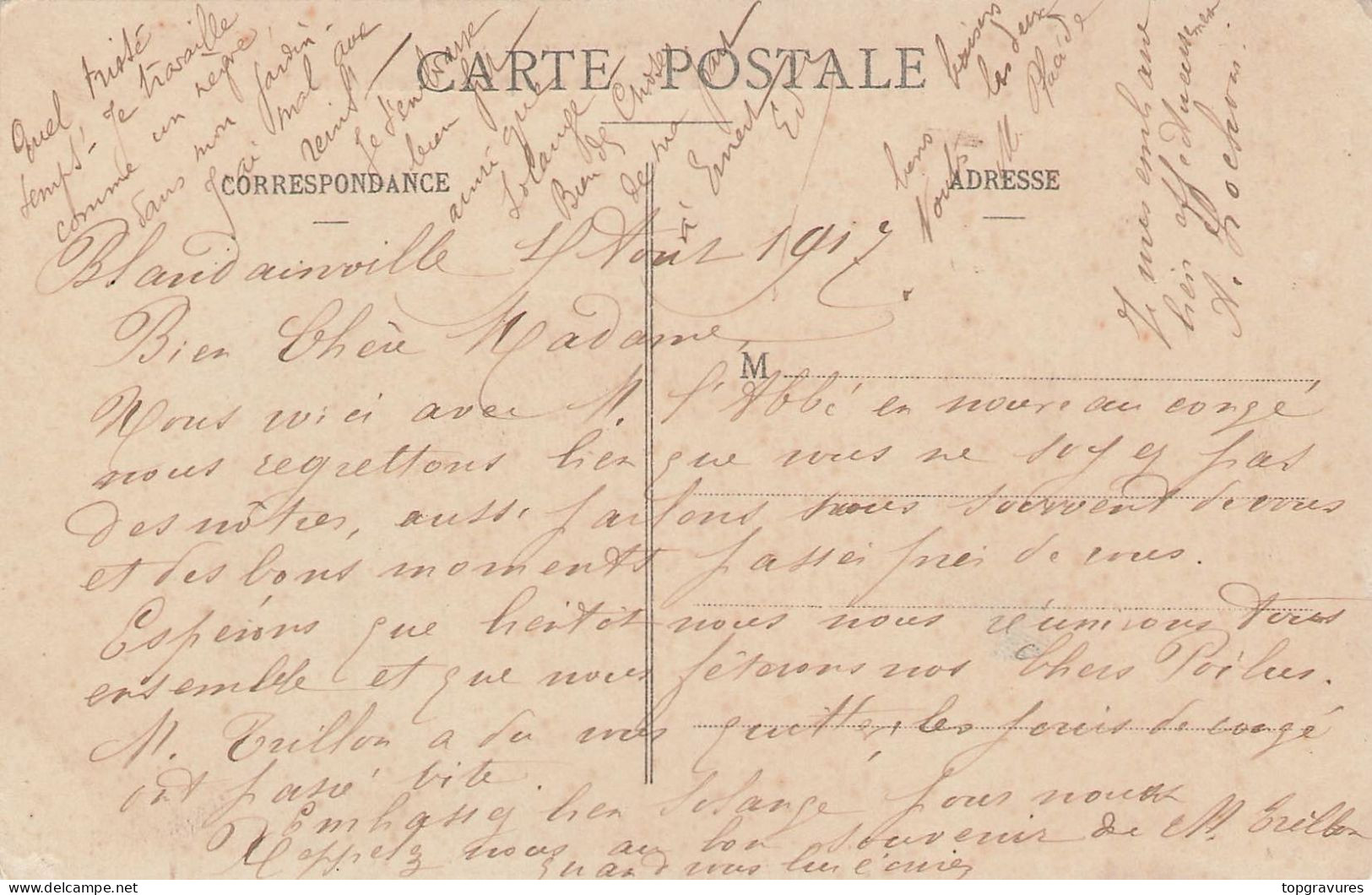 28 BLANDAINVILLE - Calvaire Offert à La Paroisse Et érigé Le 2 Octibre 1910 - Other & Unclassified