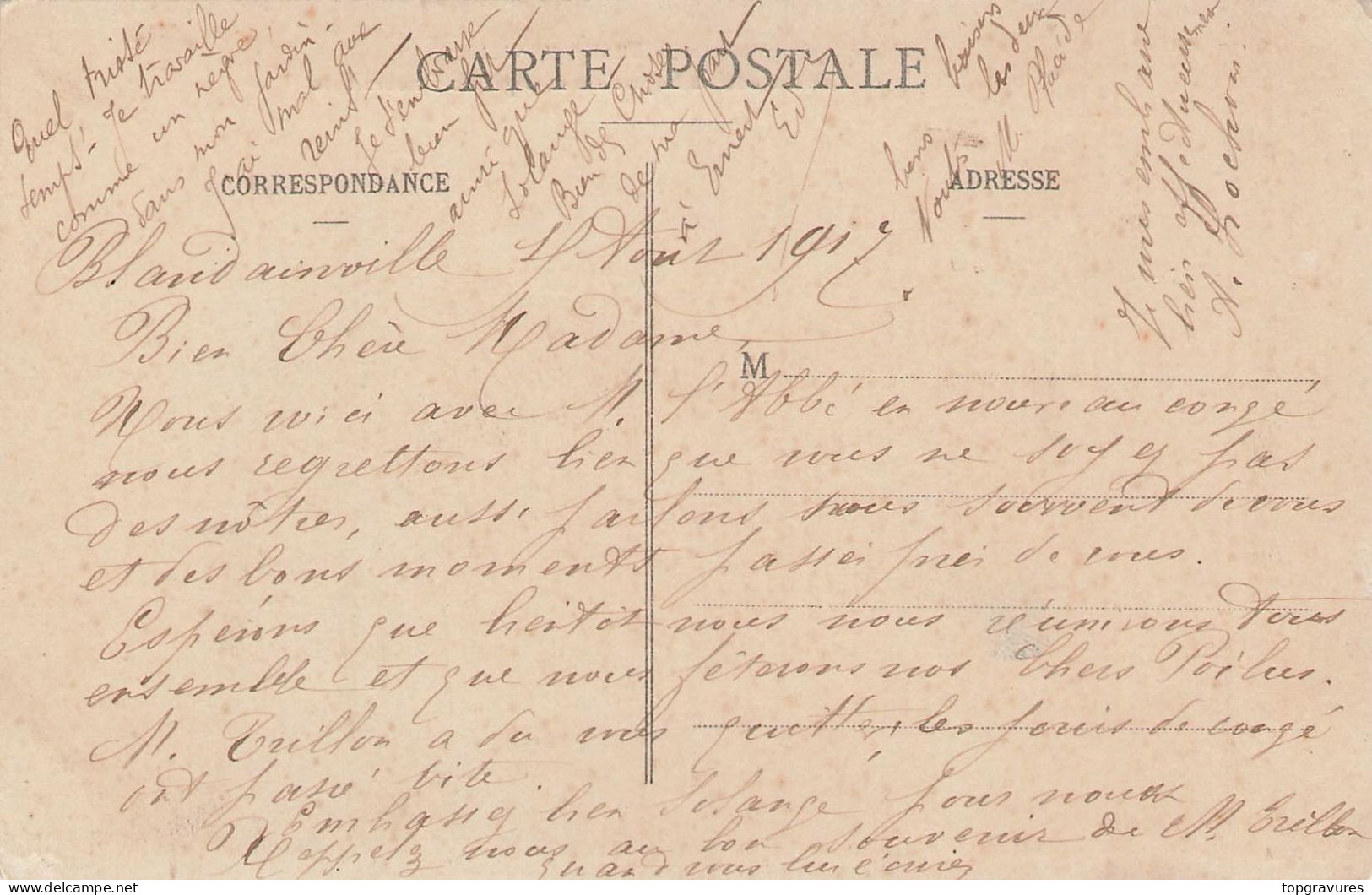 28 BLANDAINVILLE - Calvaire Offert à La Paroisse Et érigé Le 2 Octibre 1910 - Autres & Non Classés