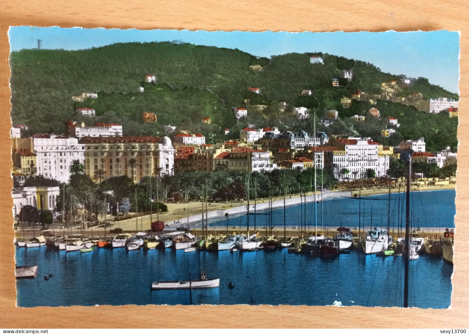 Carte Postale Cannes Vue Sur Le Port Les Yachts, La Croisette, Super Cannes Année 1956 - Cannes