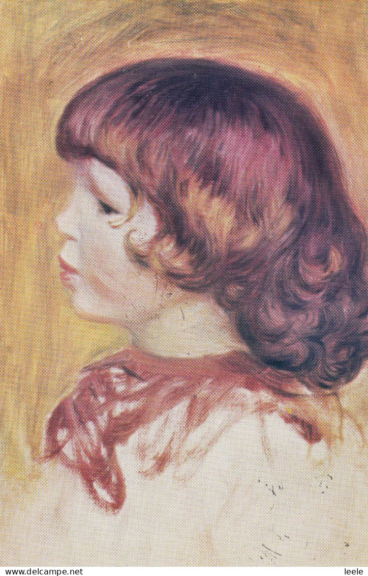 D41. Postcard. Coco By Renoir. Drawing Of A Child - Paintings