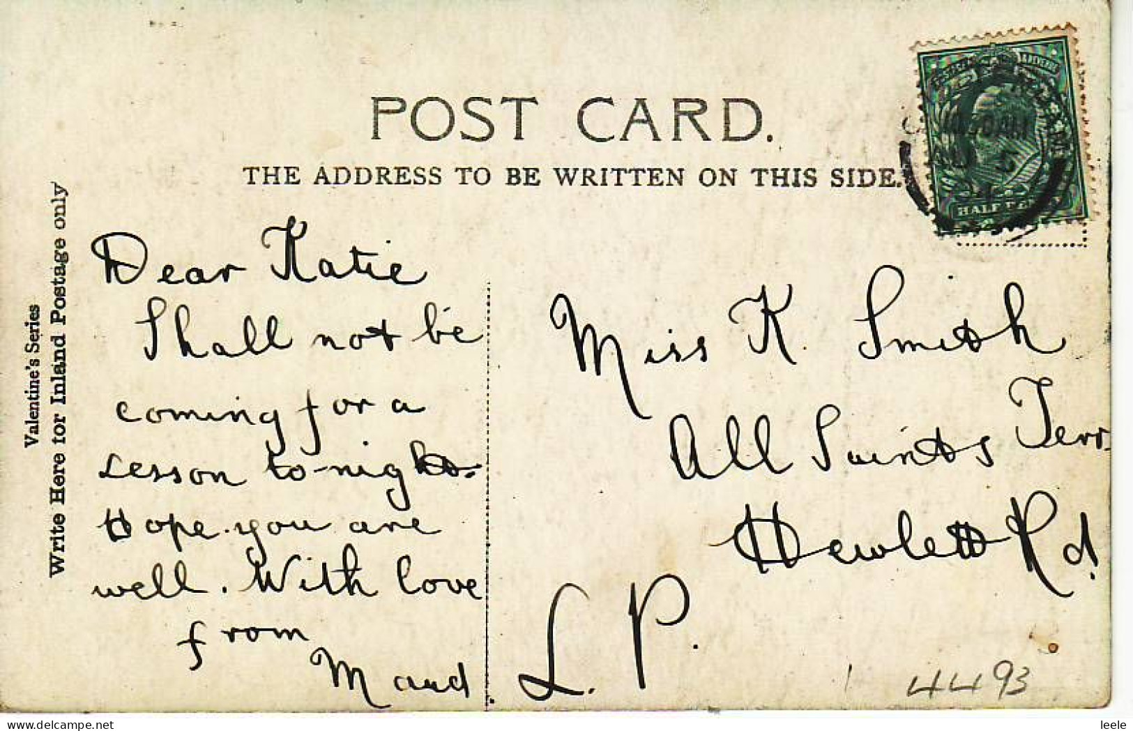 D86.Vintage Postcard. Ruins Of Guest Hall. Worcester Cathedral. - Autres & Non Classés