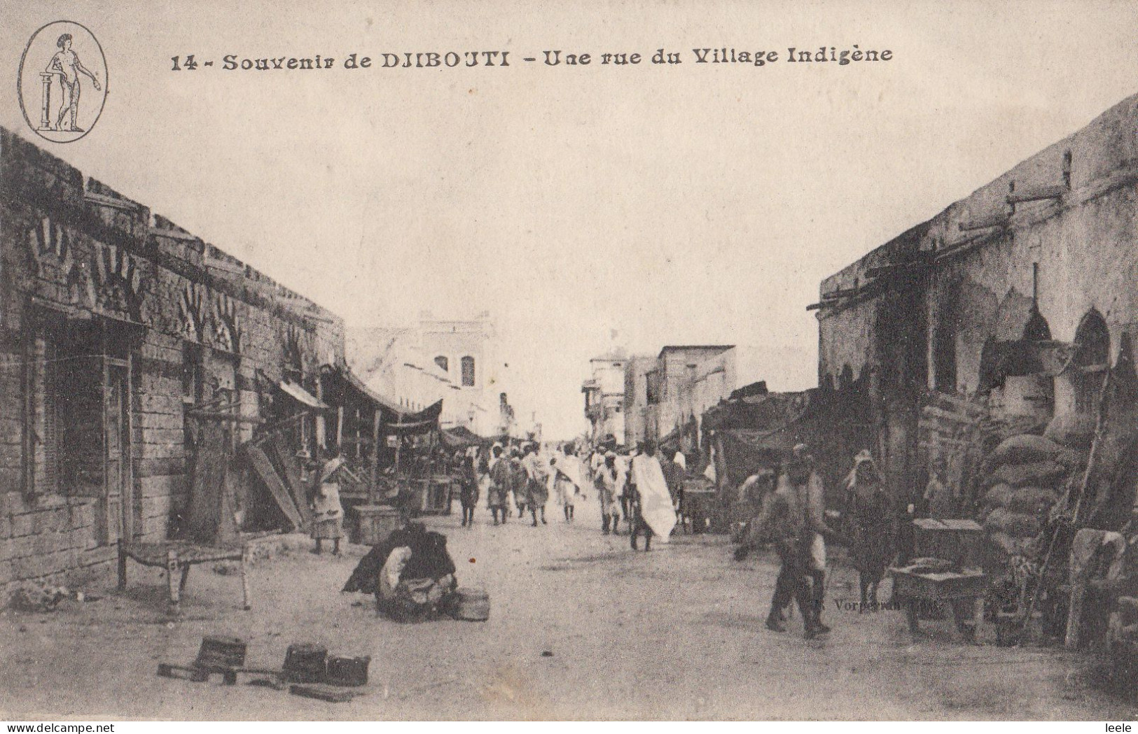 D52. Vintage Postcard. Village In Djibouti. Africa - Dschibuti