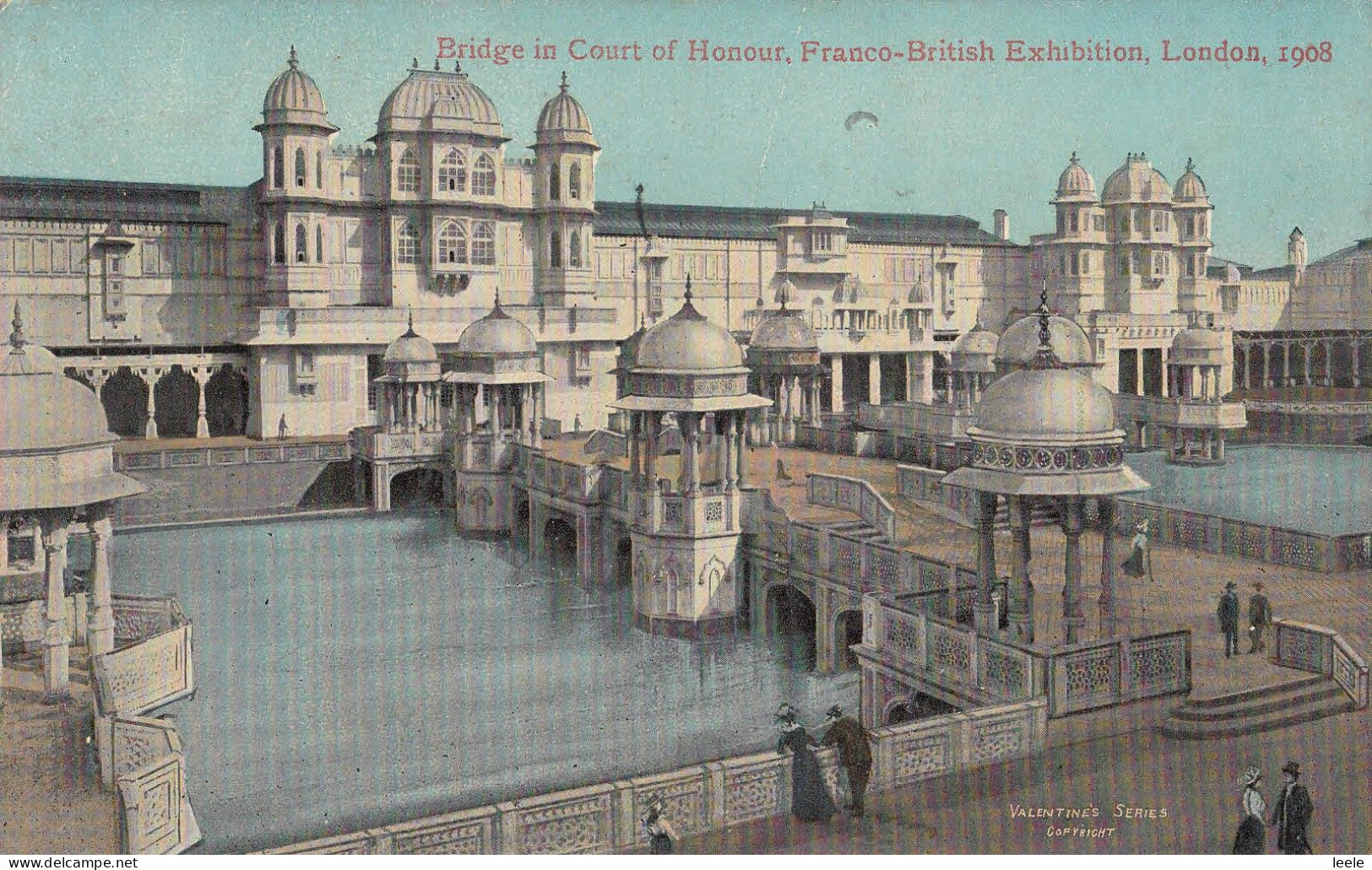 D35. Postcard. Court Of Honour. Franco-British Exhibition - Exposiciones