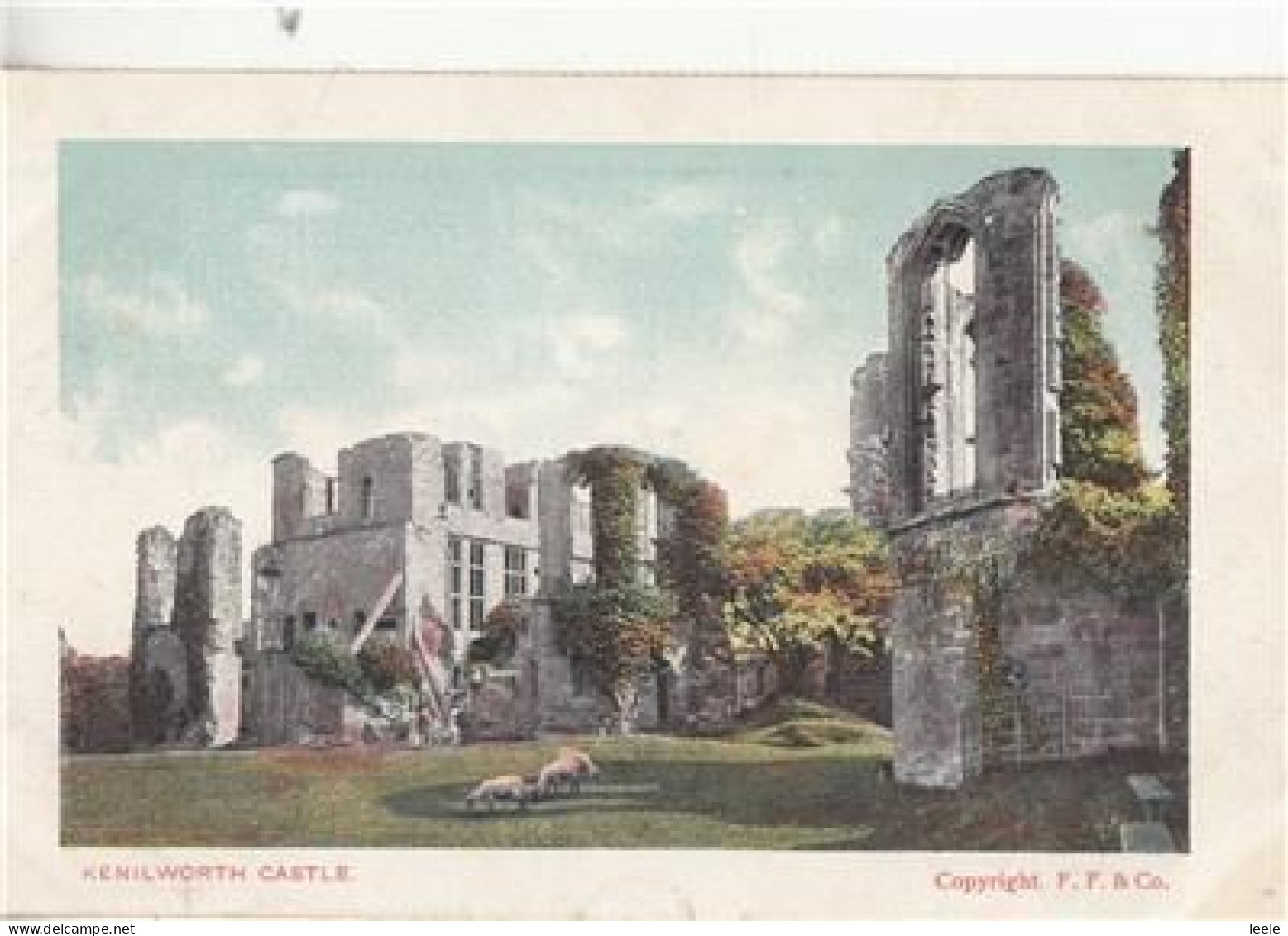 D27. Vintage Postcard. Kenilworth Castle, Warwickshire - Autres & Non Classés