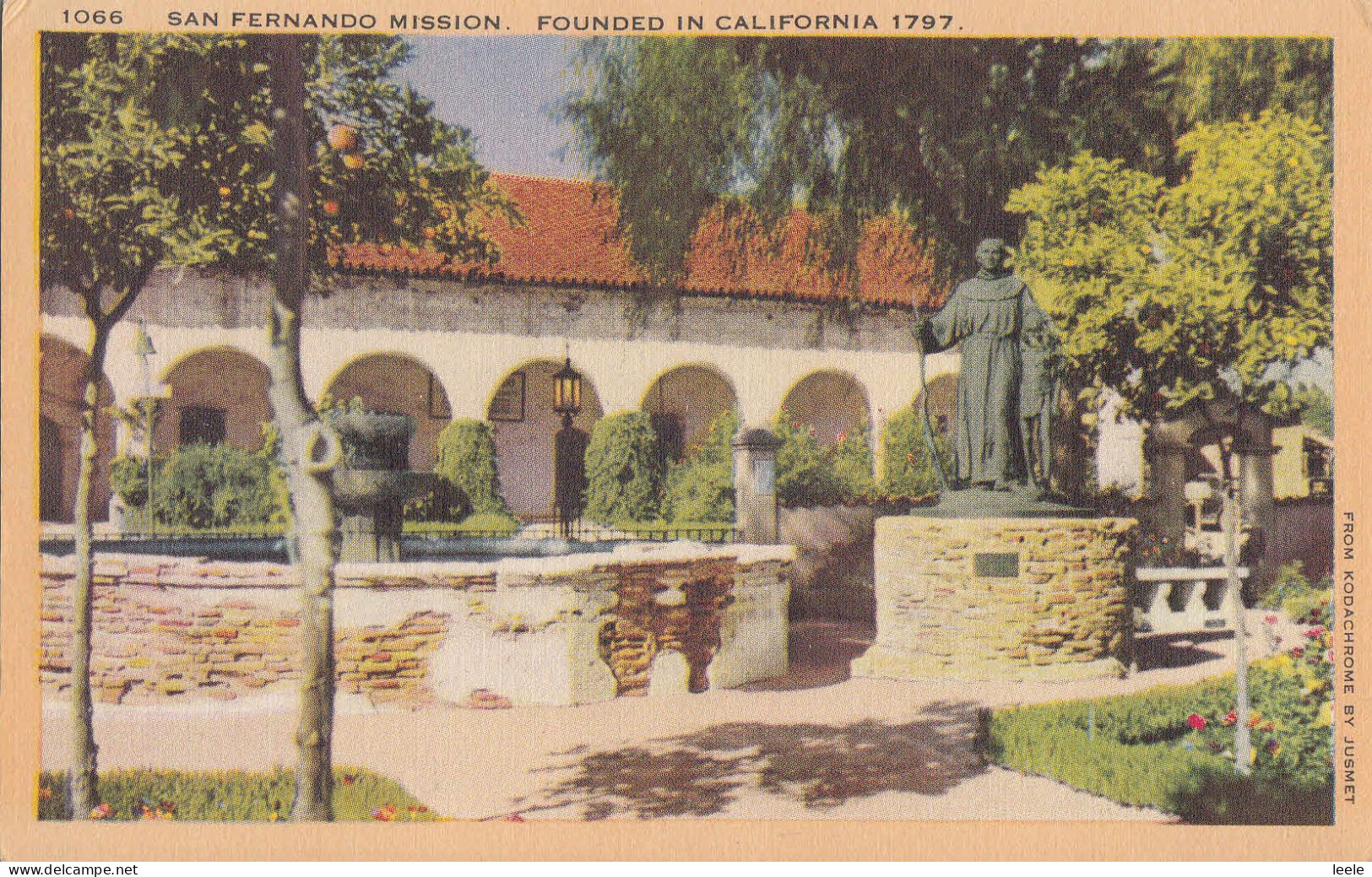 D95. Vintage US Postcard. San Fernando Mission. California - Sonstige & Ohne Zuordnung