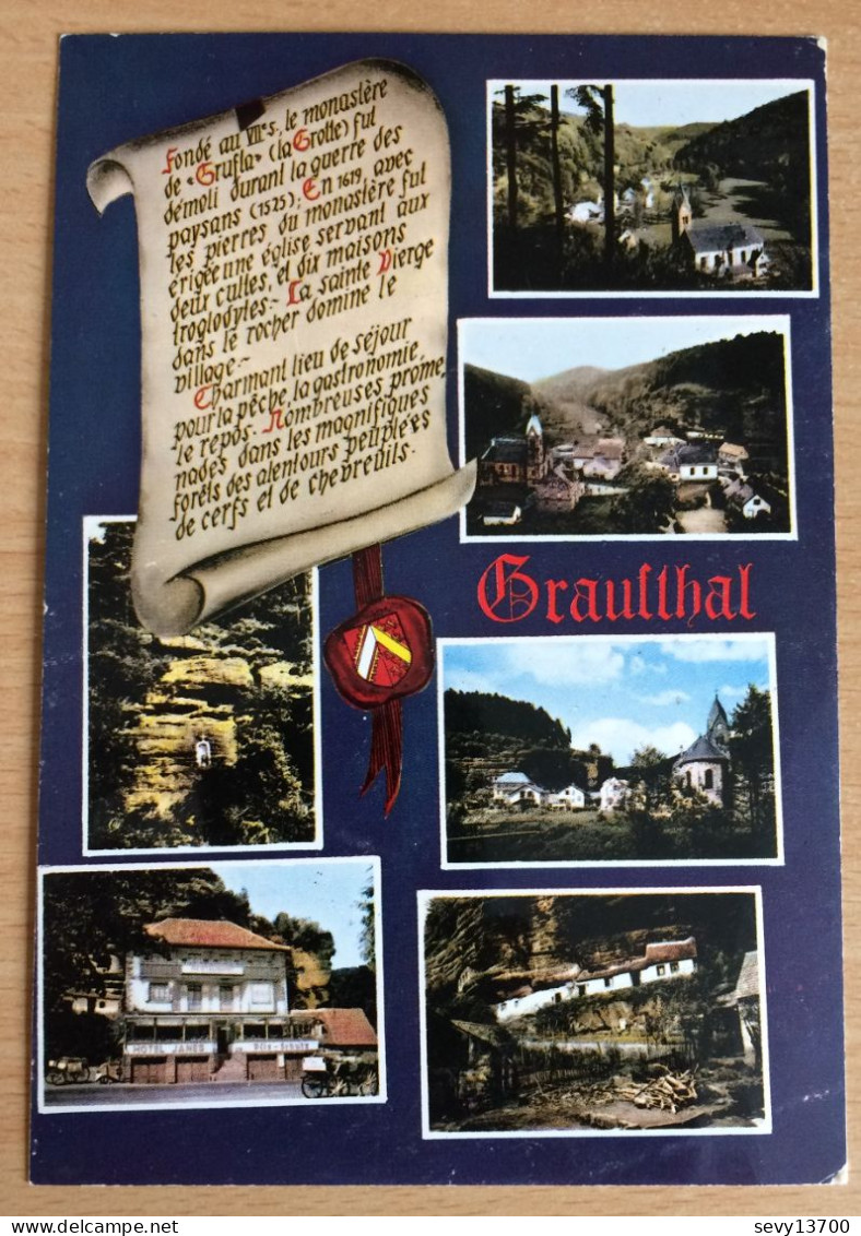 2 Cartes Postales GRAUFTHAL Habitations Troglodytes Et Vues Générales - Sonstige & Ohne Zuordnung