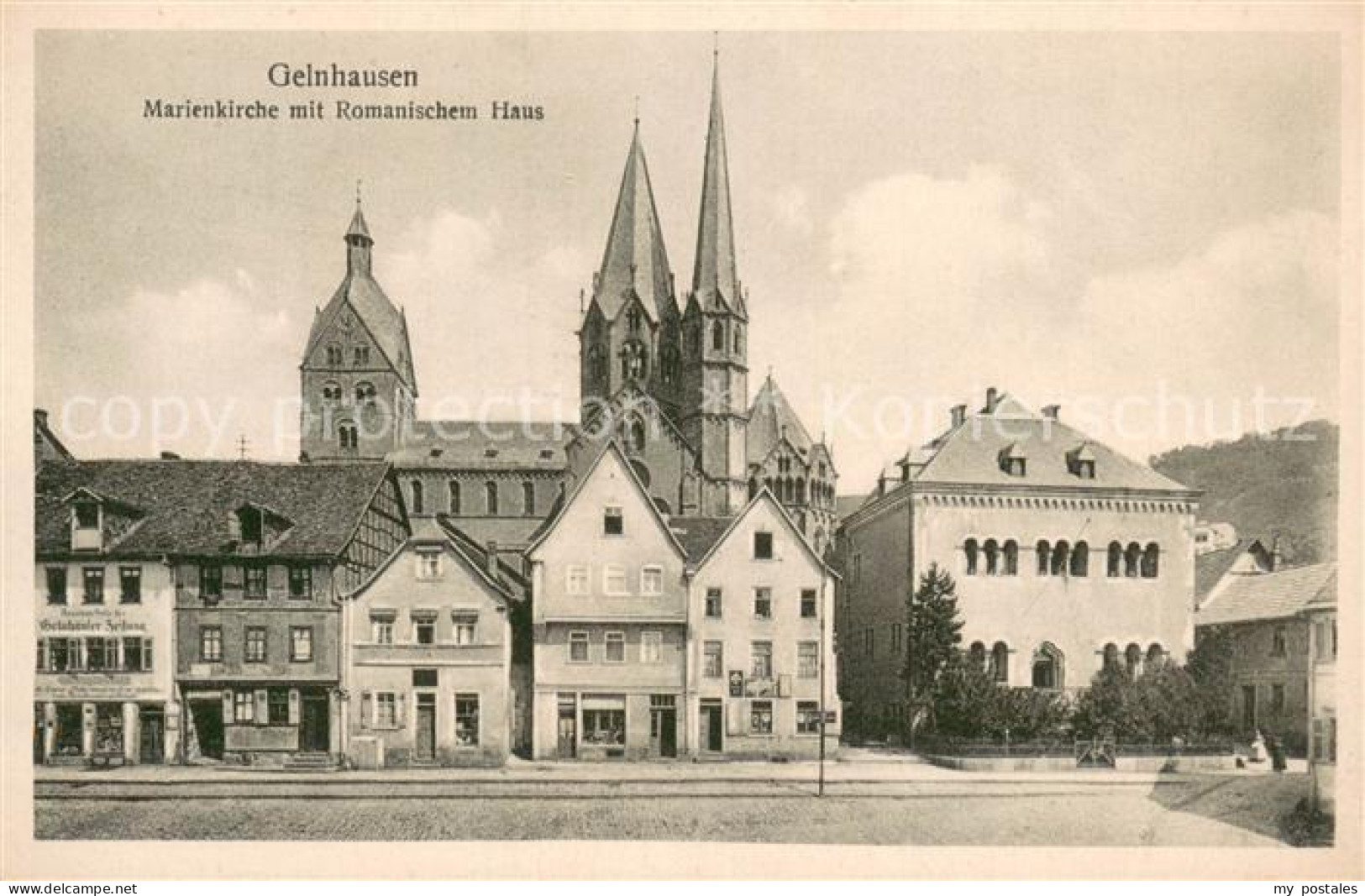 73706262 Gelnhausen MArienkirche M. Romanischem Haus Gelnhausen - Gelnhausen