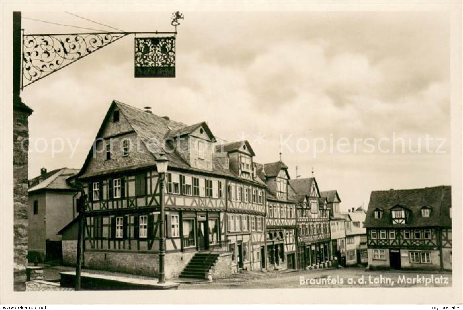 73706248 Braunfels Marktplatz Fachwerkhaeuser Braunfels - Sonstige & Ohne Zuordnung